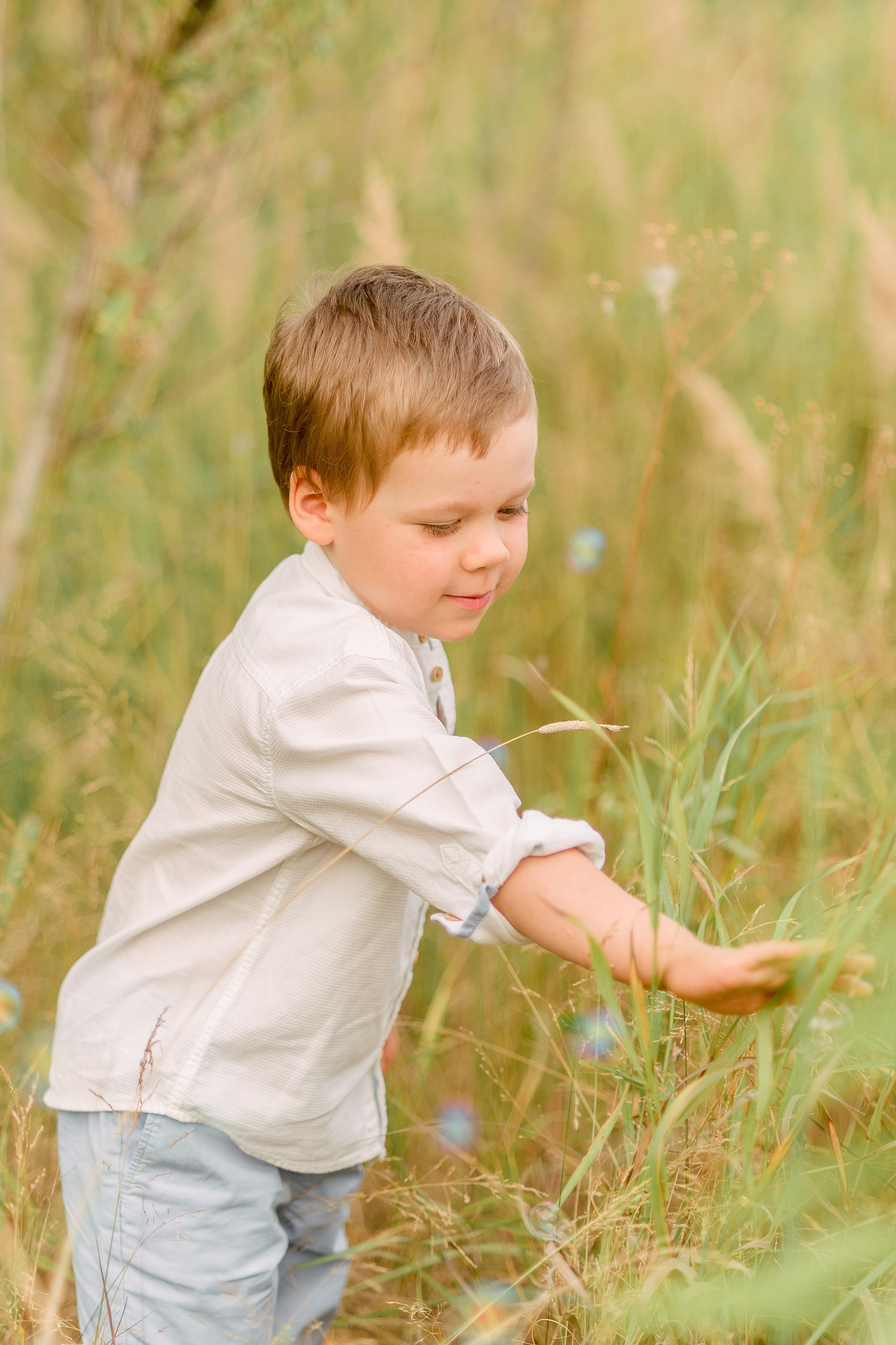 В поле. Фотограф Юлия Попова