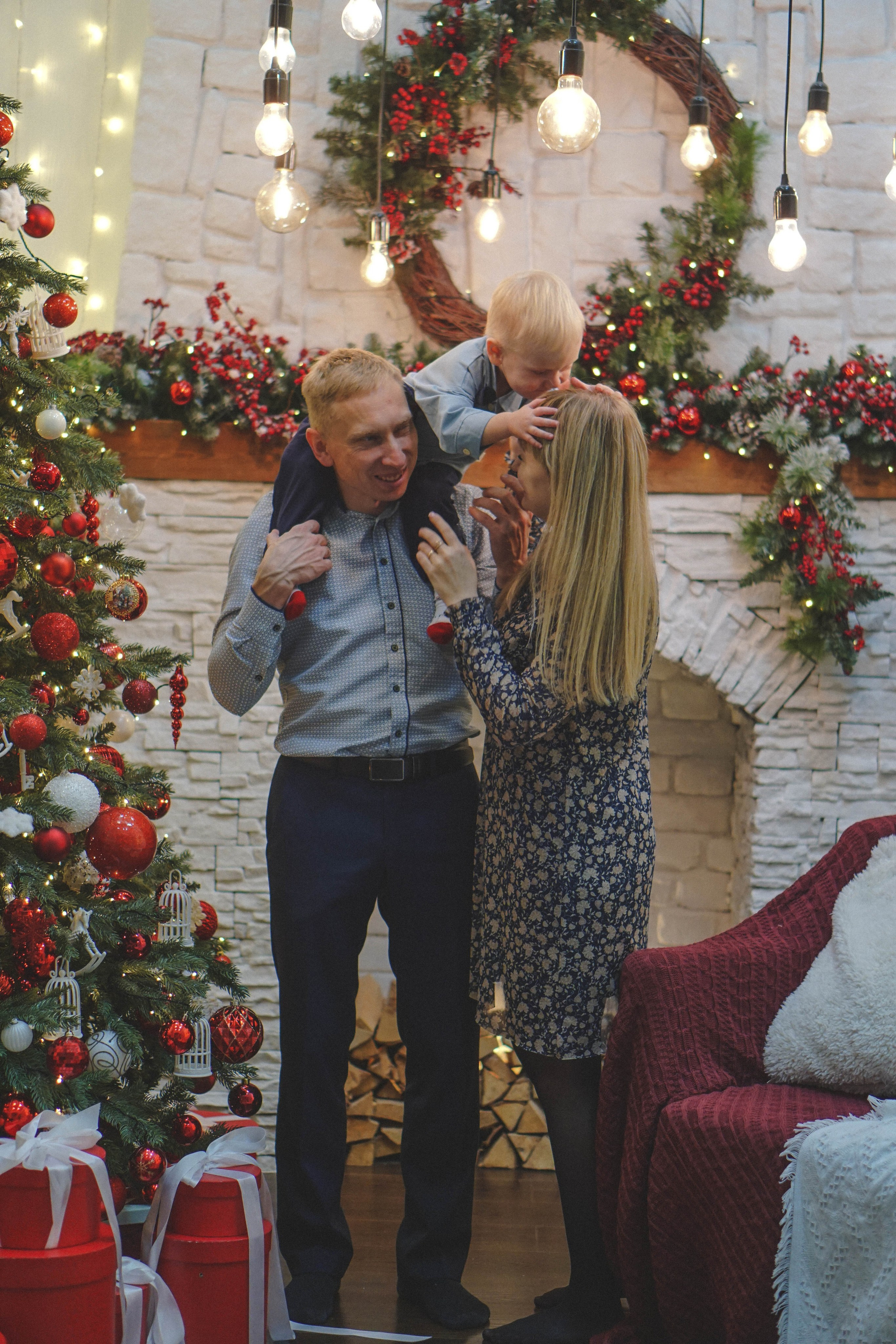 Новогодняя история «Мария и ее семья». Фотограф в Москве Анастасия Калинина