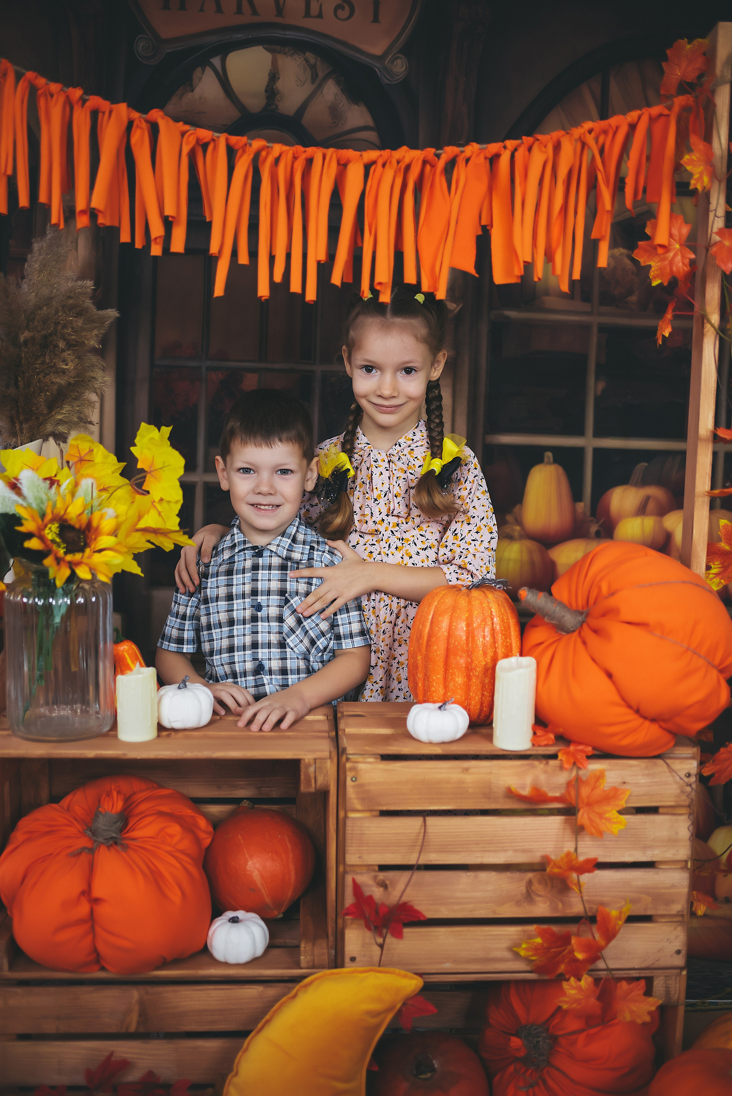 ПРОЕКТ осенний «Тыковки». Семейный и детский фотограф в Тейково