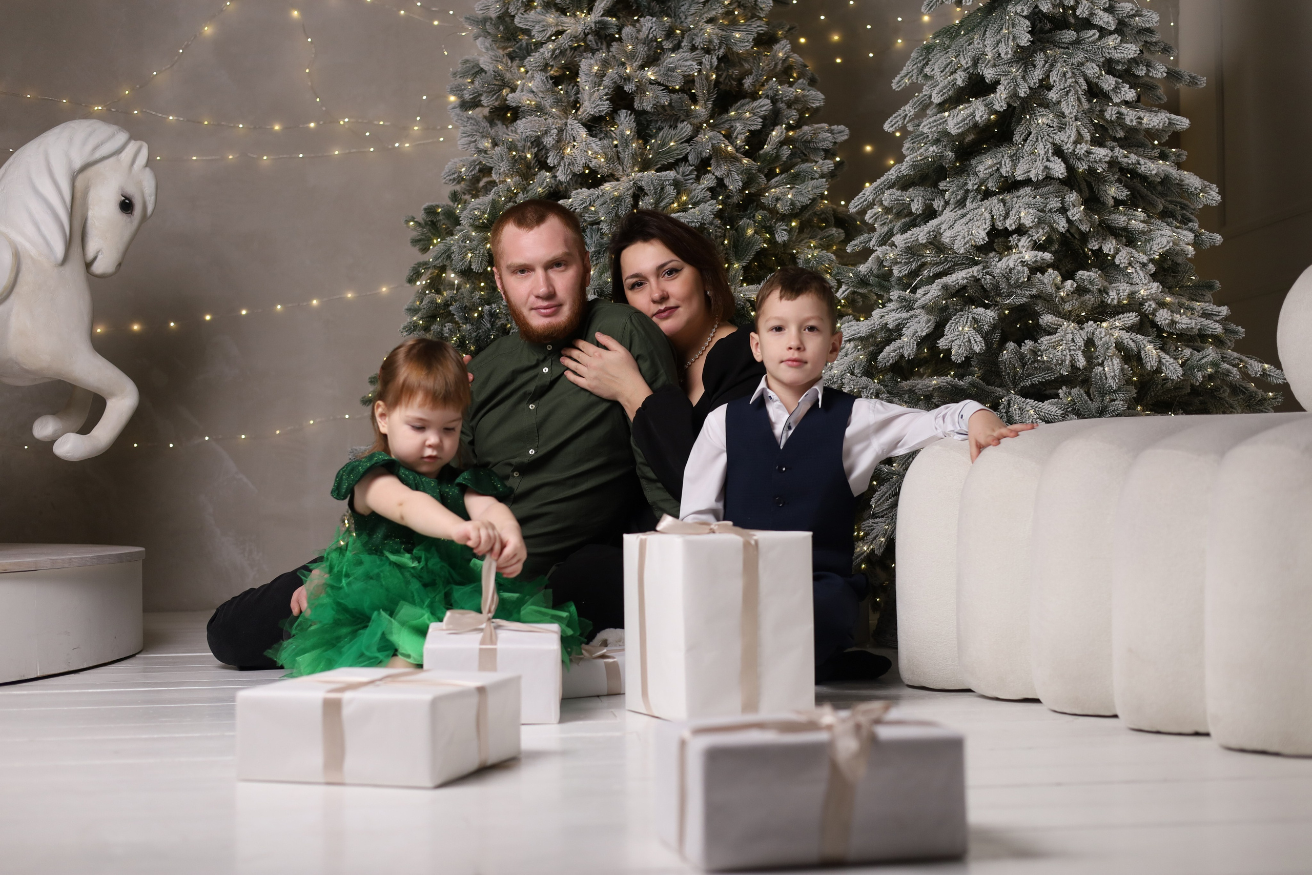 Семейный новый год Соседовы. Фотограф в Красноярске Никитина Мария
