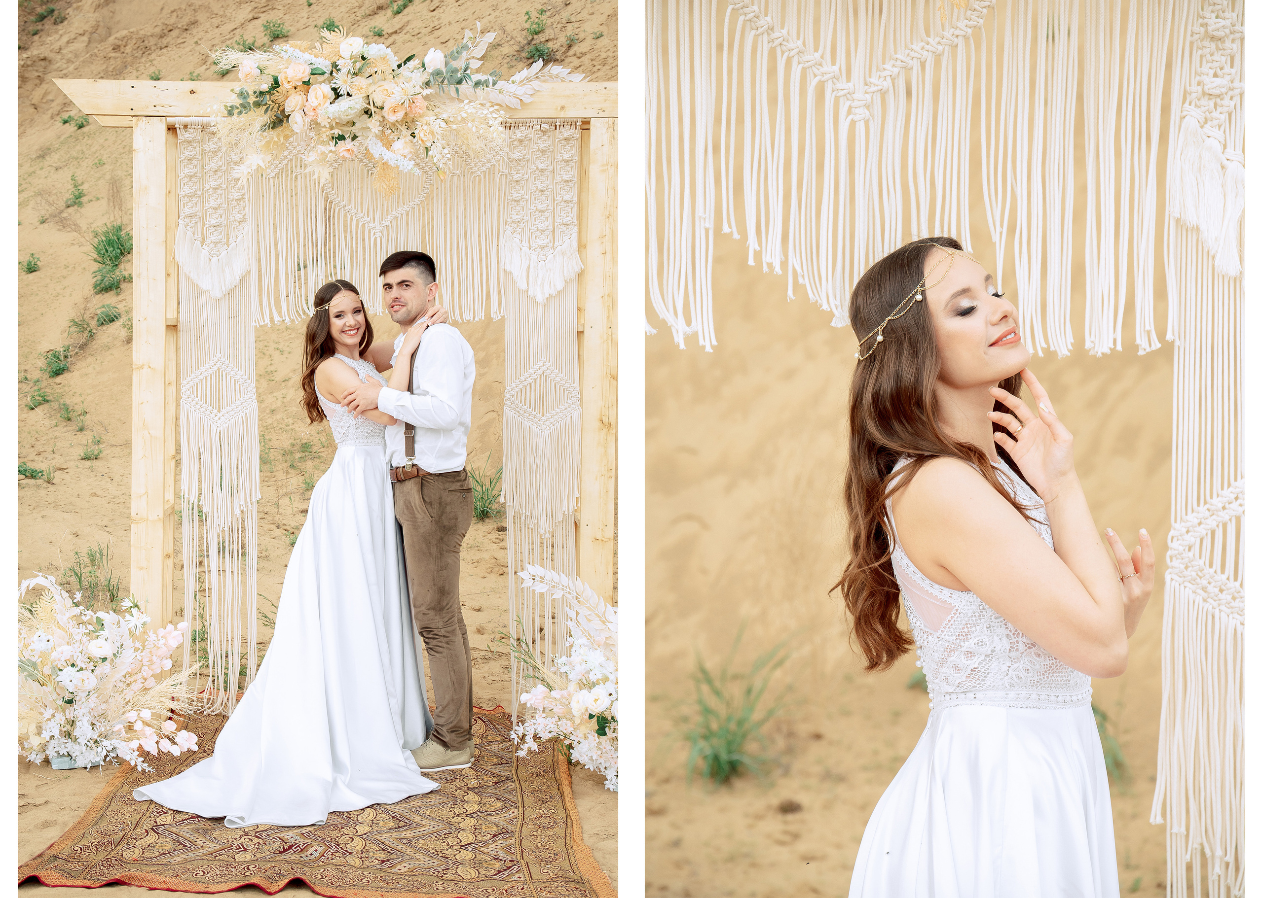 Свадебная фотосессия в песках. Свадебный и семейный фотограф в Белгороде Анастасия Рафальская
