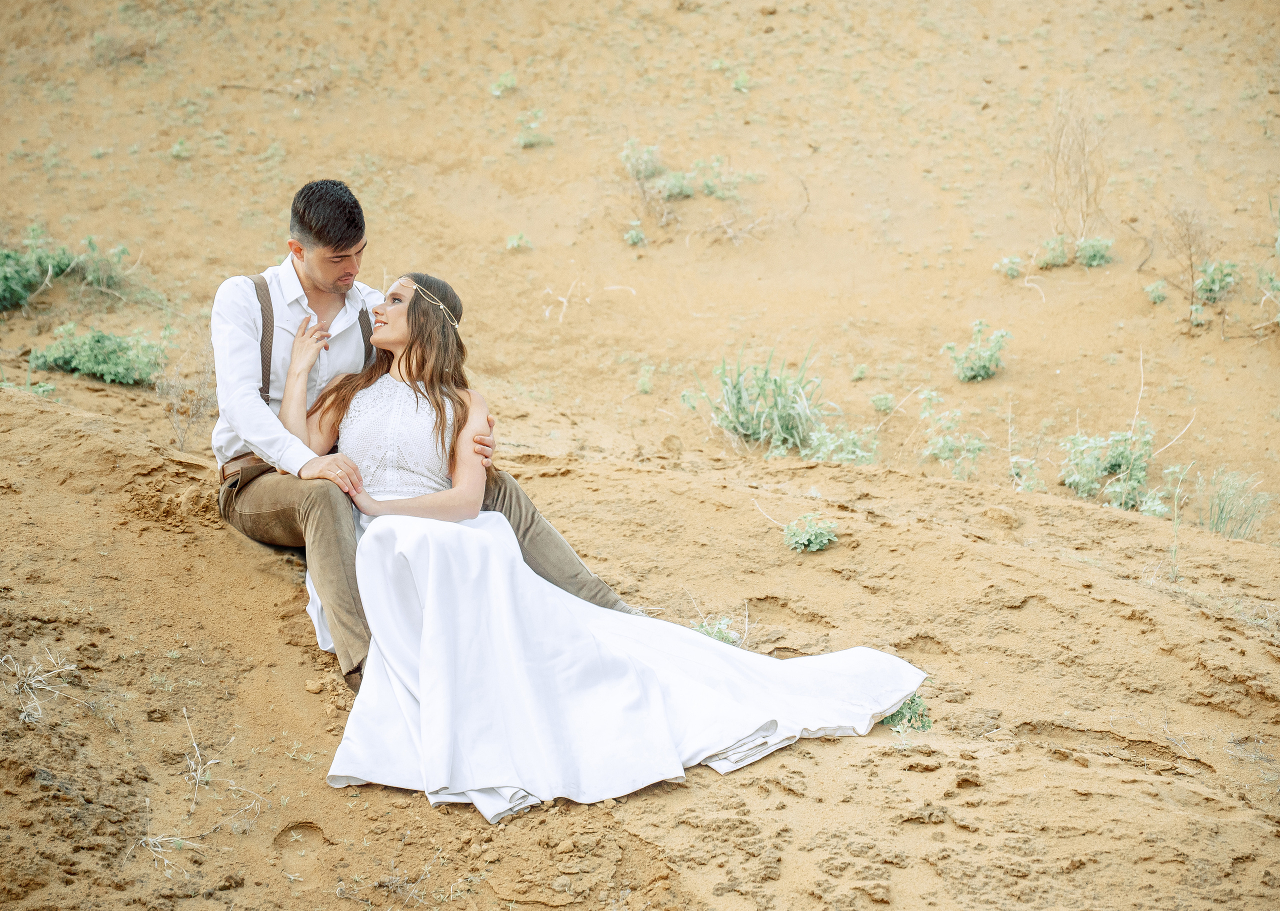 Свадебная фотосессия в песках. Свадебный и семейный фотограф в Белгороде Анастасия Рафальская