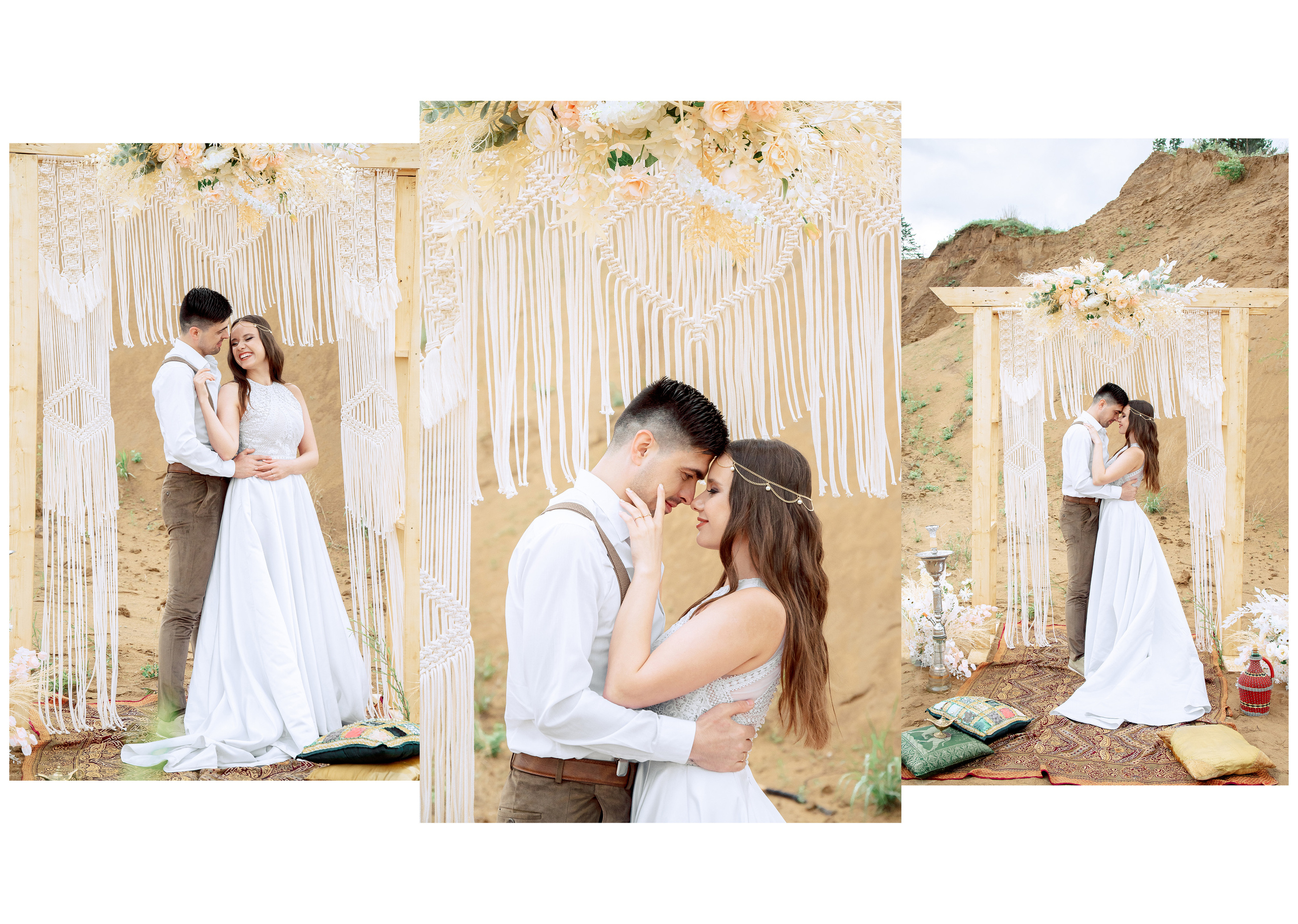 Свадебная фотосессия в песках. Свадебный и семейный фотограф в Белгороде Анастасия Рафальская