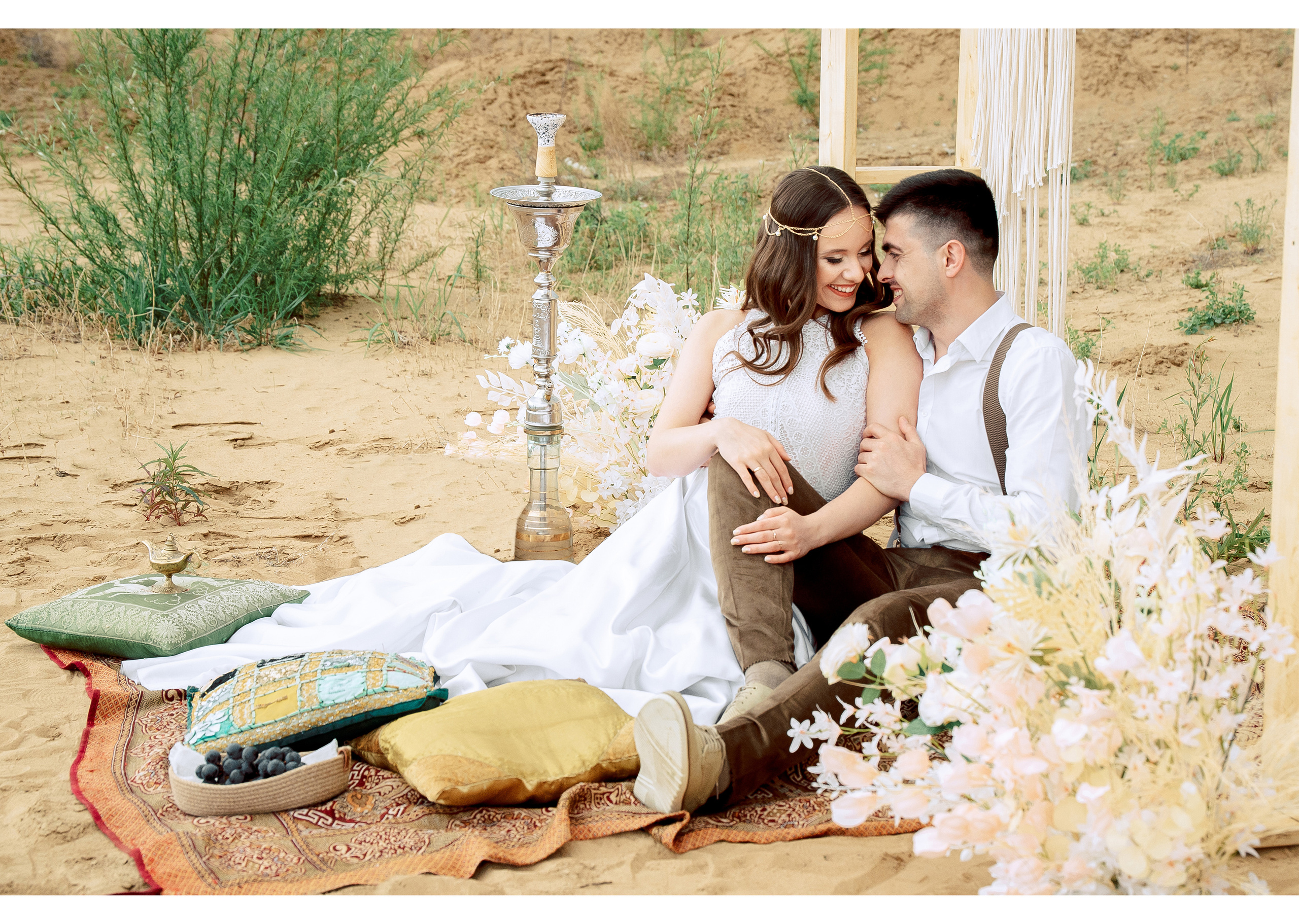 Свадебная фотосессия в песках. Свадебный и семейный фотограф в Белгороде Анастасия Рафальская