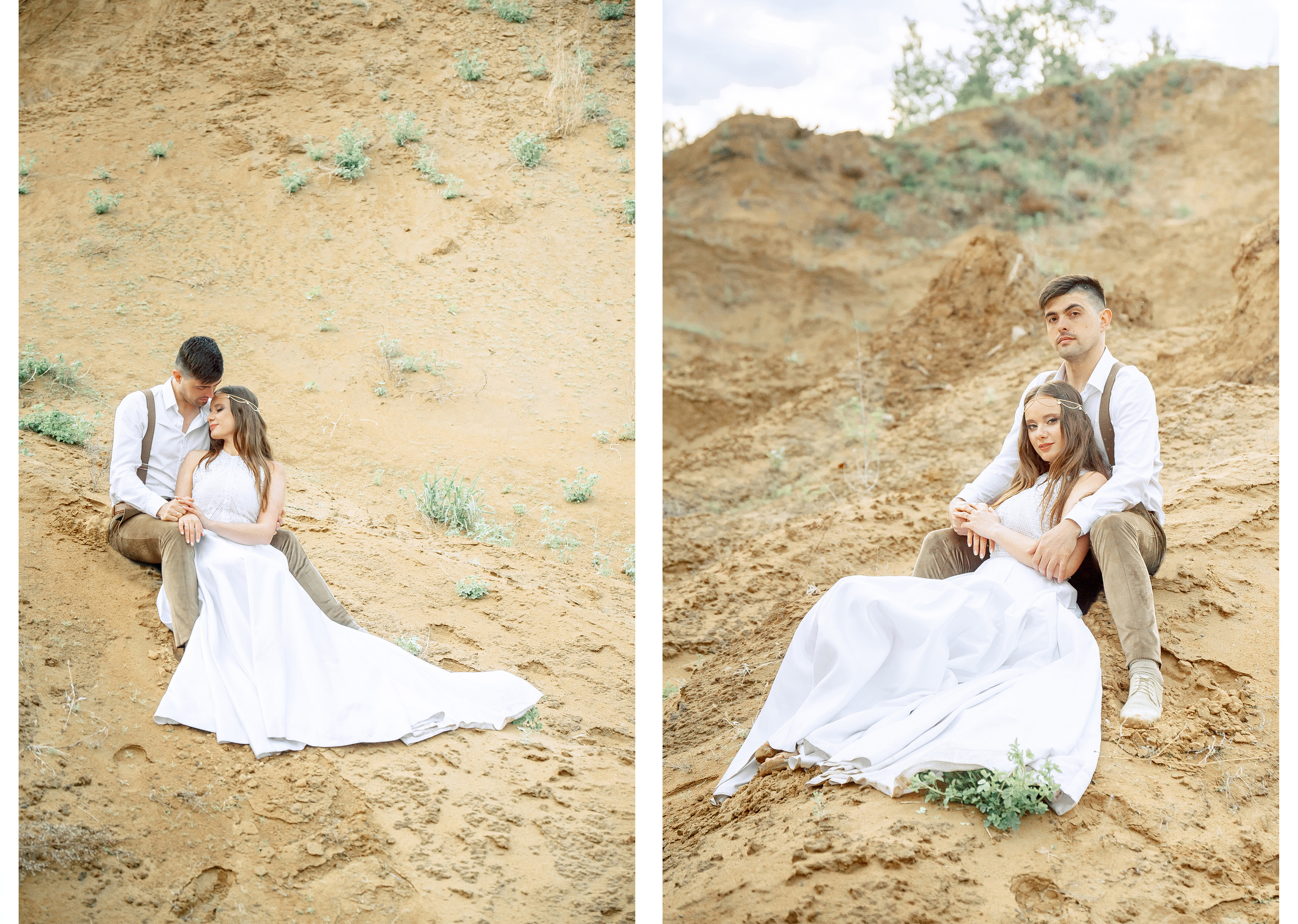 Свадебная фотосессия в песках. Свадебный и семейный фотограф в Белгороде Анастасия Рафальская