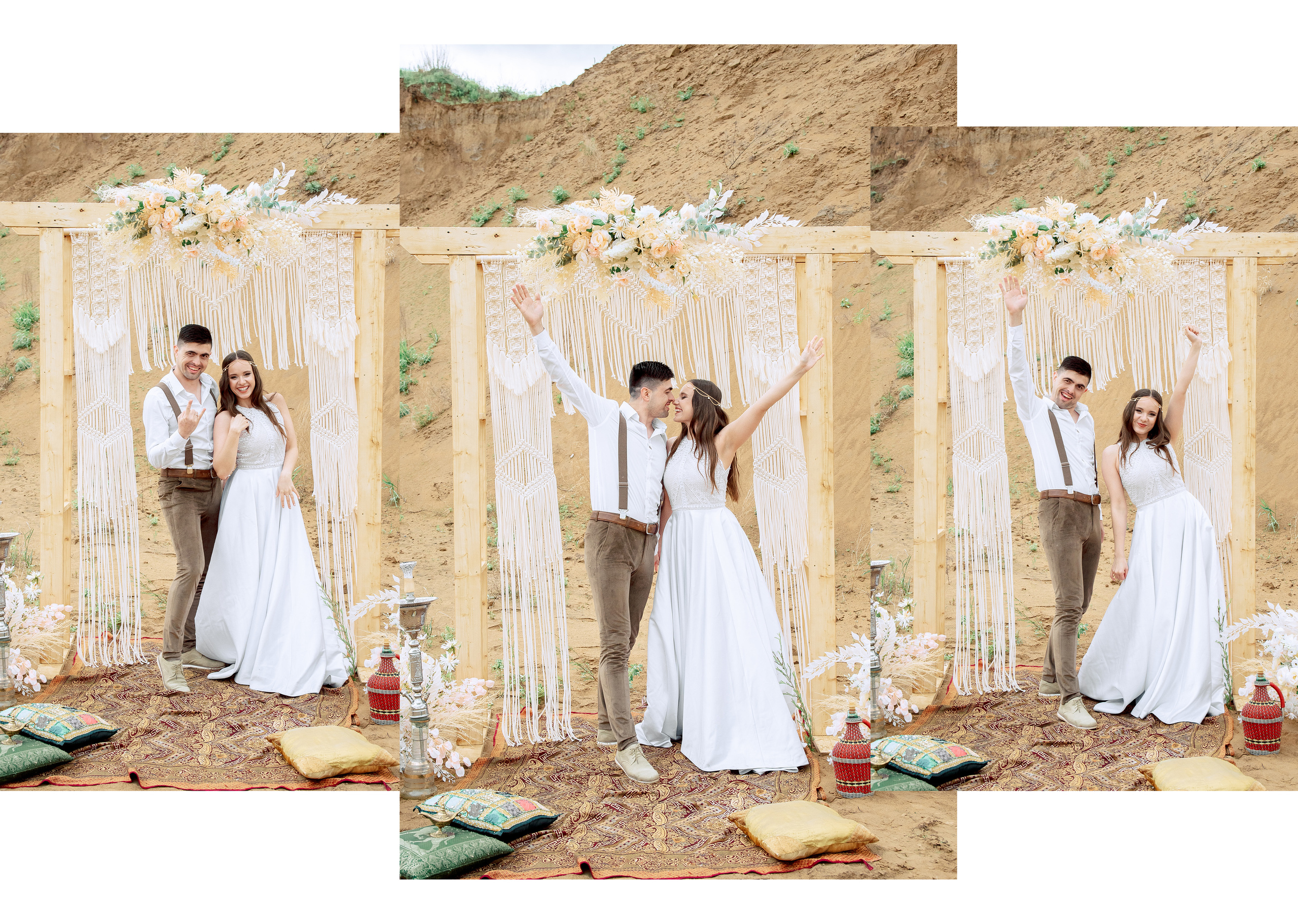 Свадебная фотосессия в песках. Свадебный и семейный фотограф в Белгороде Анастасия Рафальская