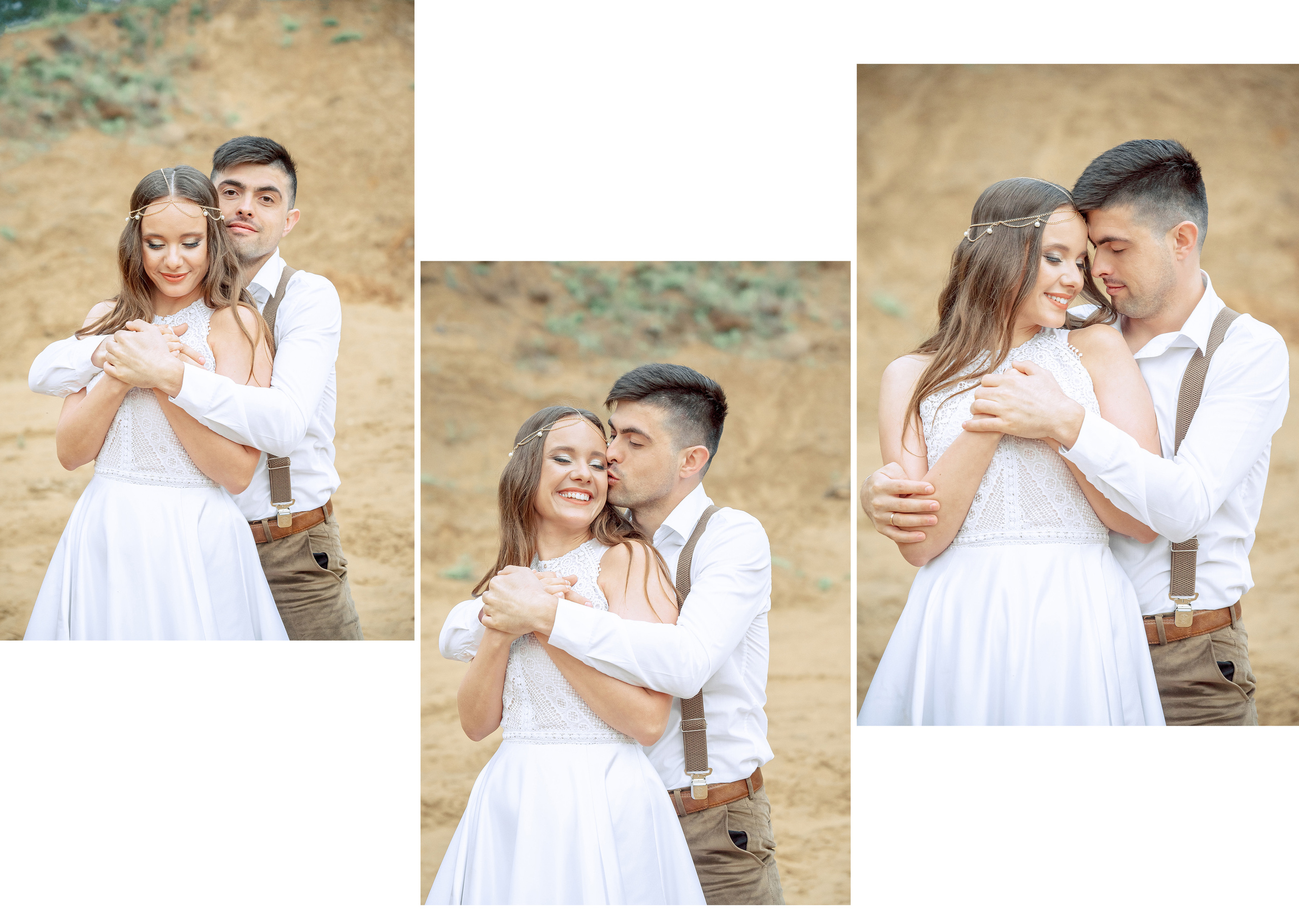 Свадебная фотосессия в песках. Свадебный и семейный фотограф в Белгороде Анастасия Рафальская