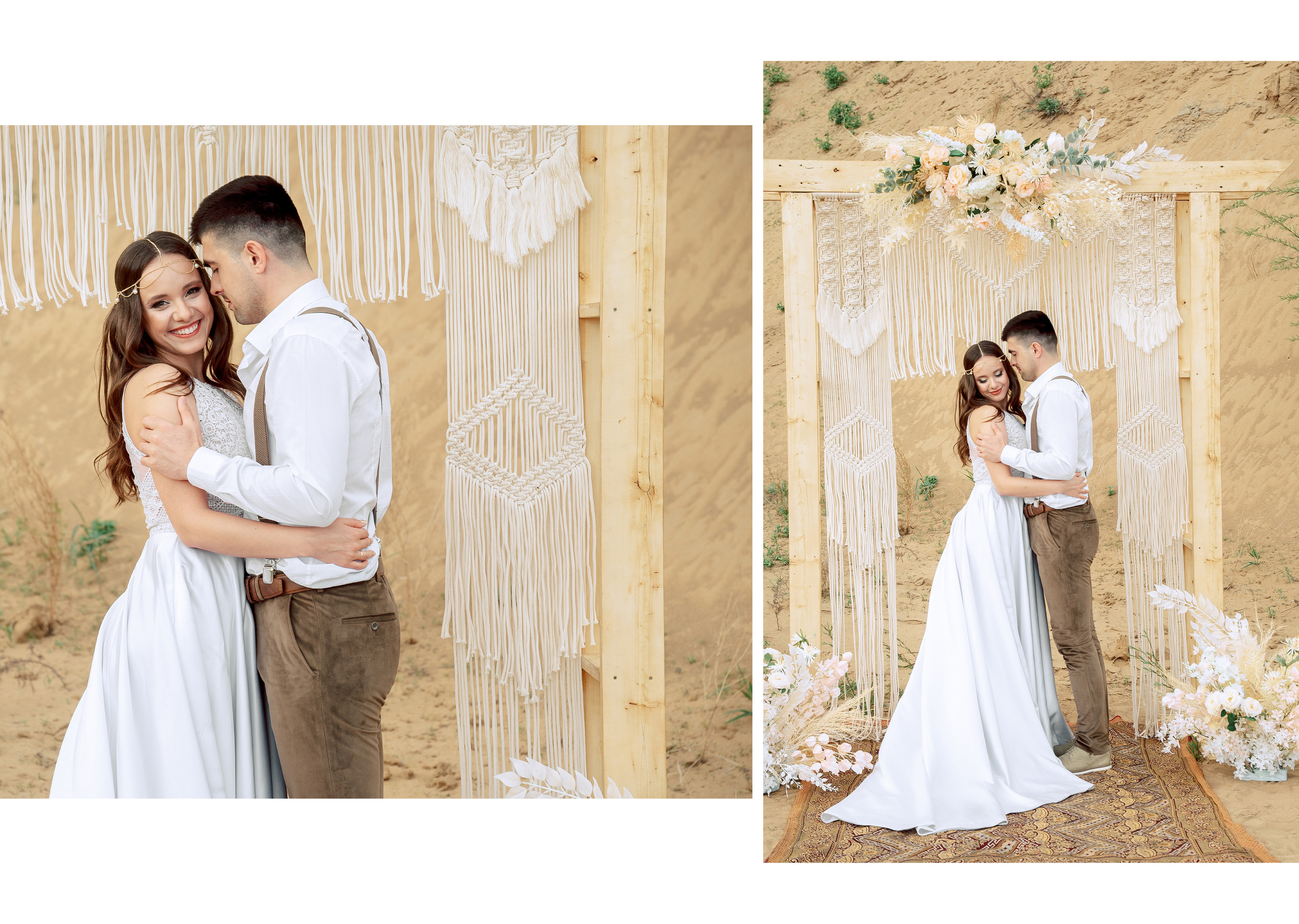 Свадебная фотосессия в песках. Свадебный и семейный фотограф в Белгороде Анастасия Рафальская