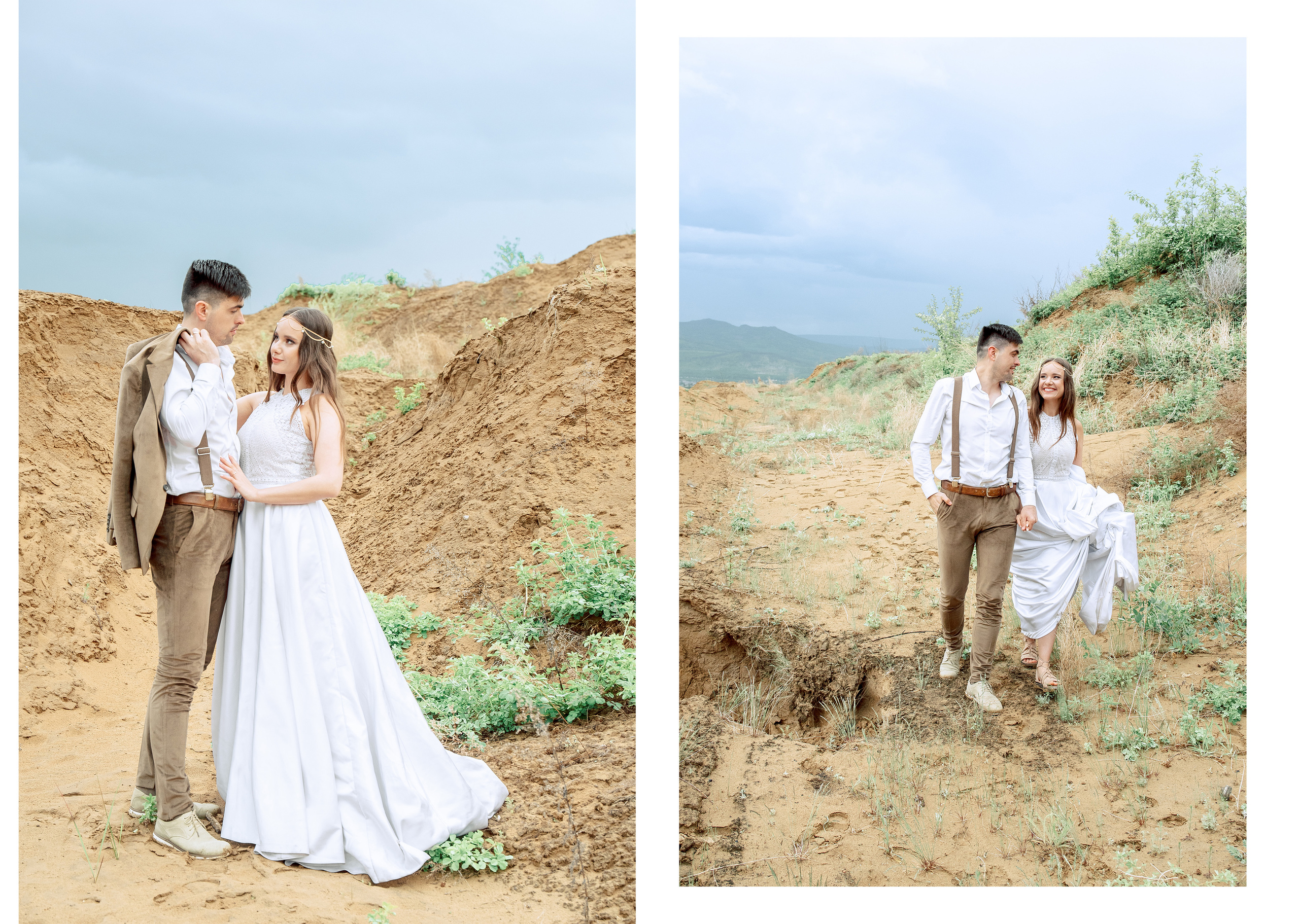 Свадебная фотосессия в песках. Свадебный и семейный фотограф в Белгороде Анастасия Рафальская