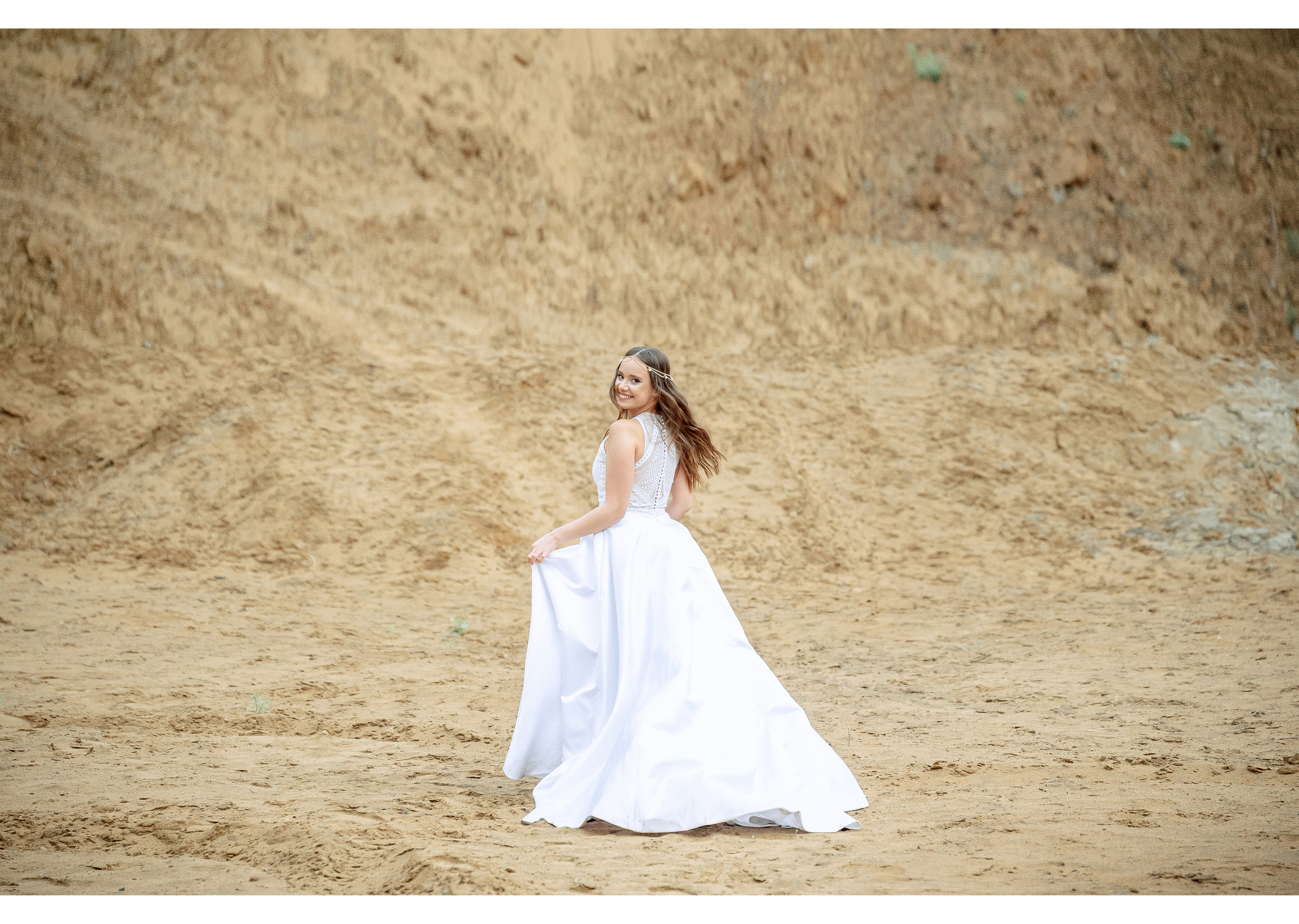 Свадебная фотосессия в песках. Свадебный и семейный фотограф в Белгороде Анастасия Рафальская