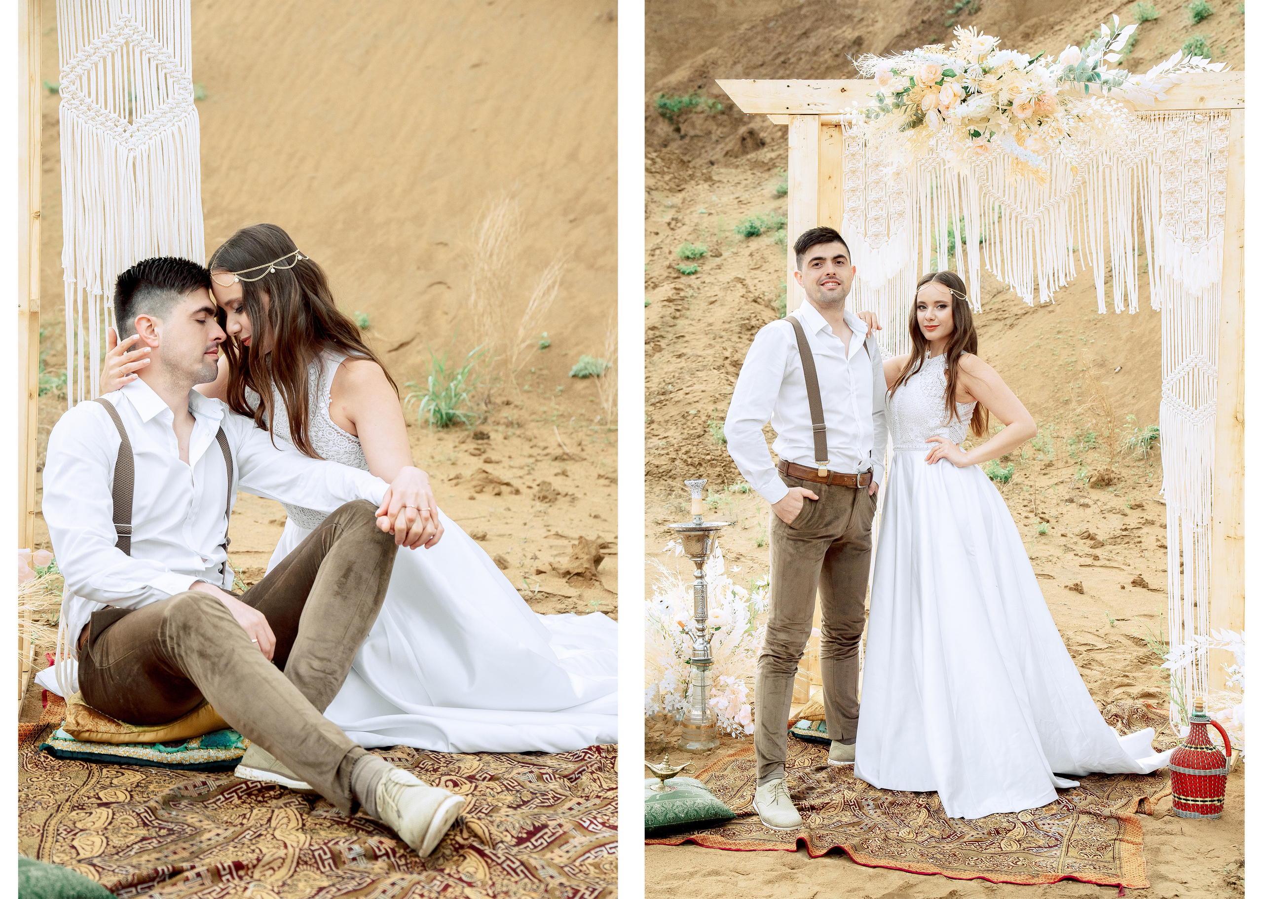 Свадебная фотосессия в песках. Свадебный и семейный фотограф в Белгороде Анастасия Рафальская