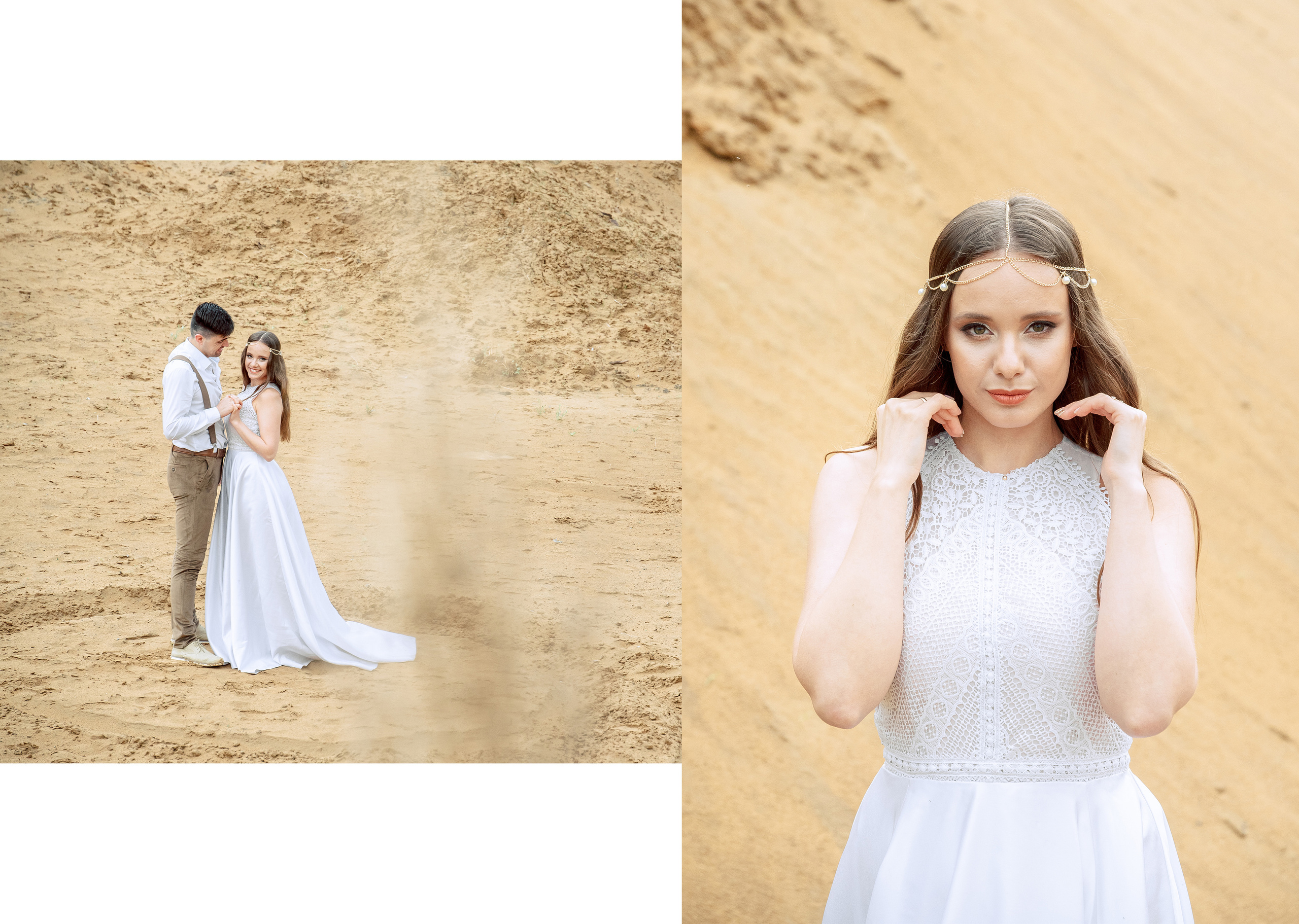Свадебная фотосессия в песках. Свадебный и семейный фотограф в Белгороде Анастасия Рафальская