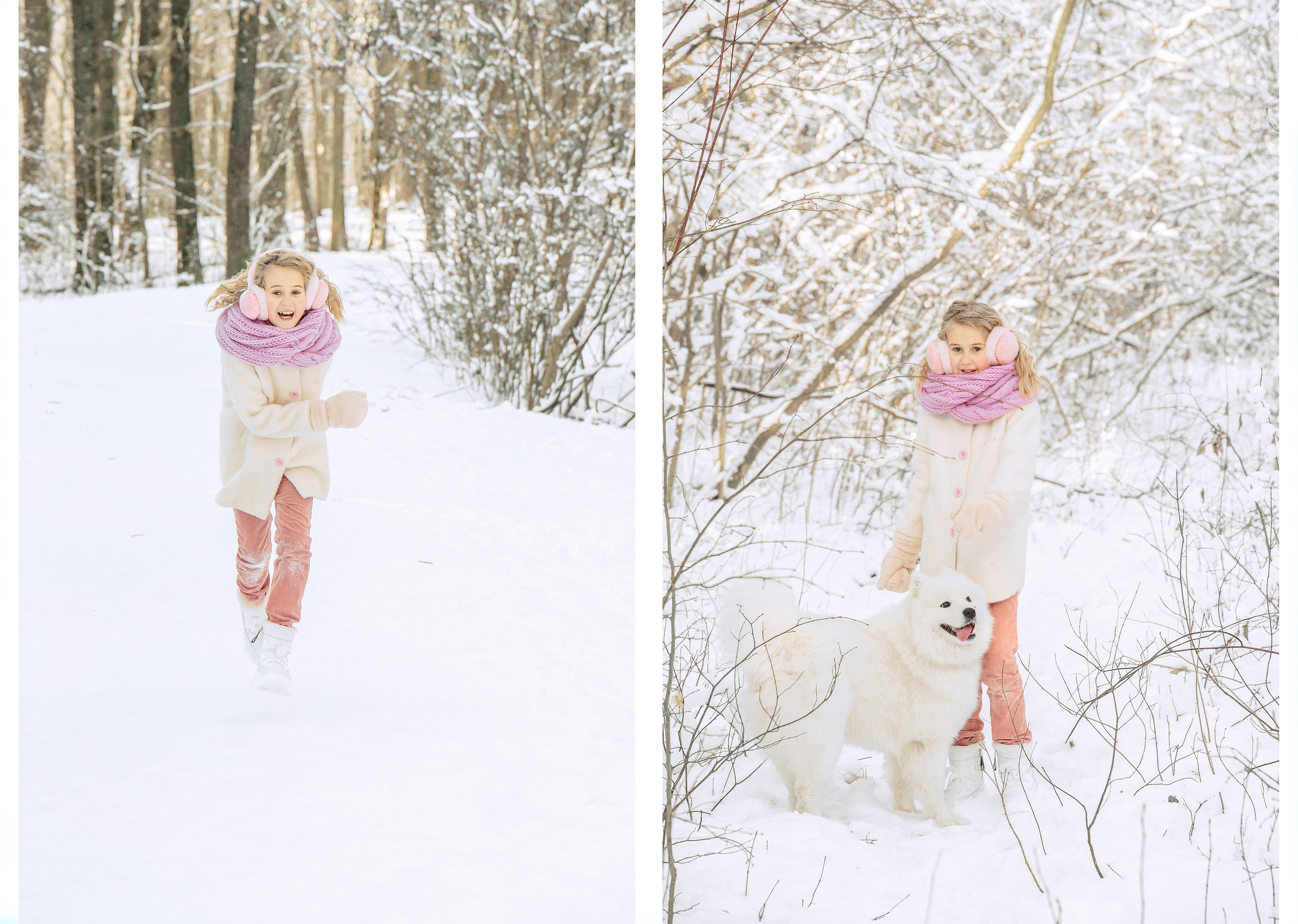 Детская фотосессия с собакой. Свадебный и семейный фотограф в Белгороде Анастасия Рафальская