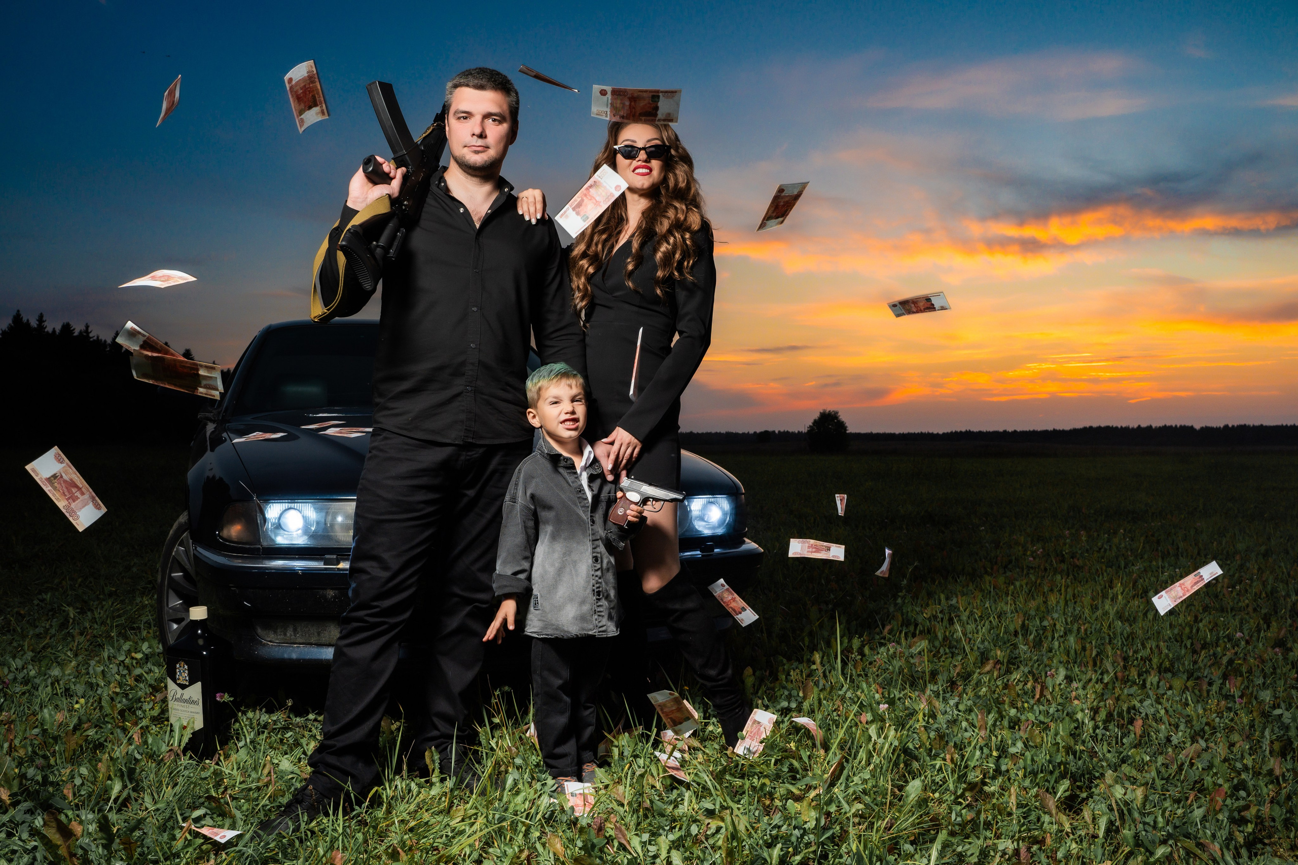 Гангстерская фотосессия. Фотограф и видеограф Евгений Романов Санкт-Петербург