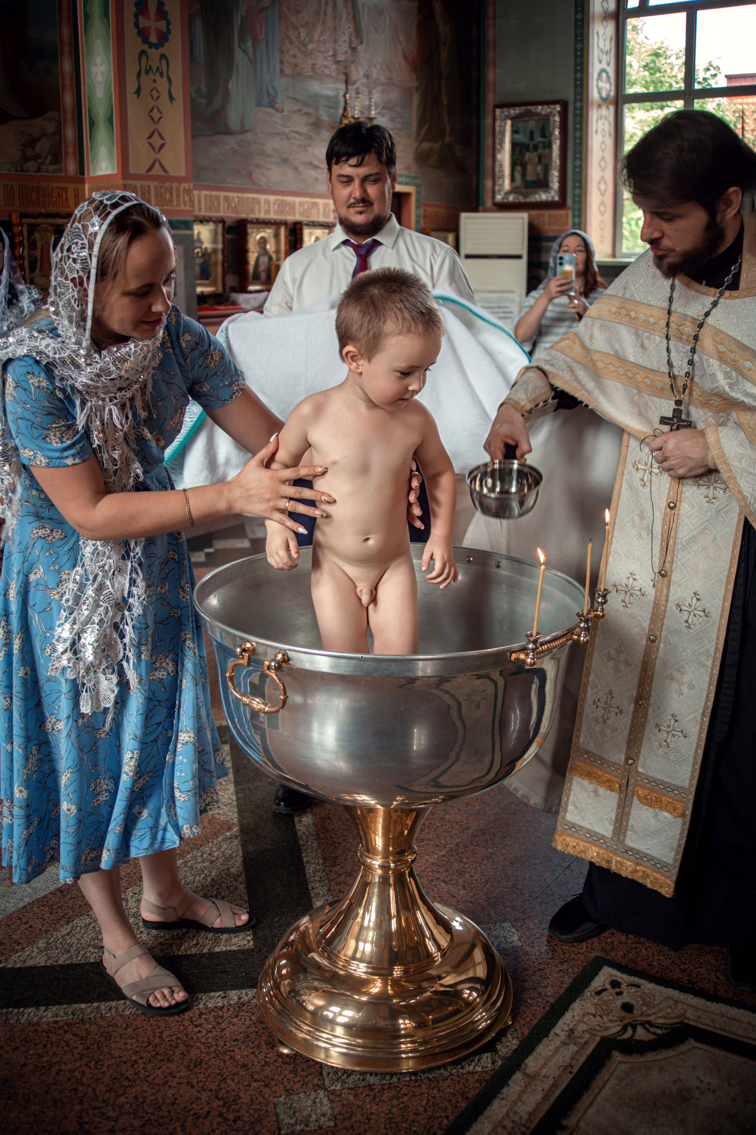 Крещение. Семейный и детский фотограф в Москве Ольга Кривенцова
