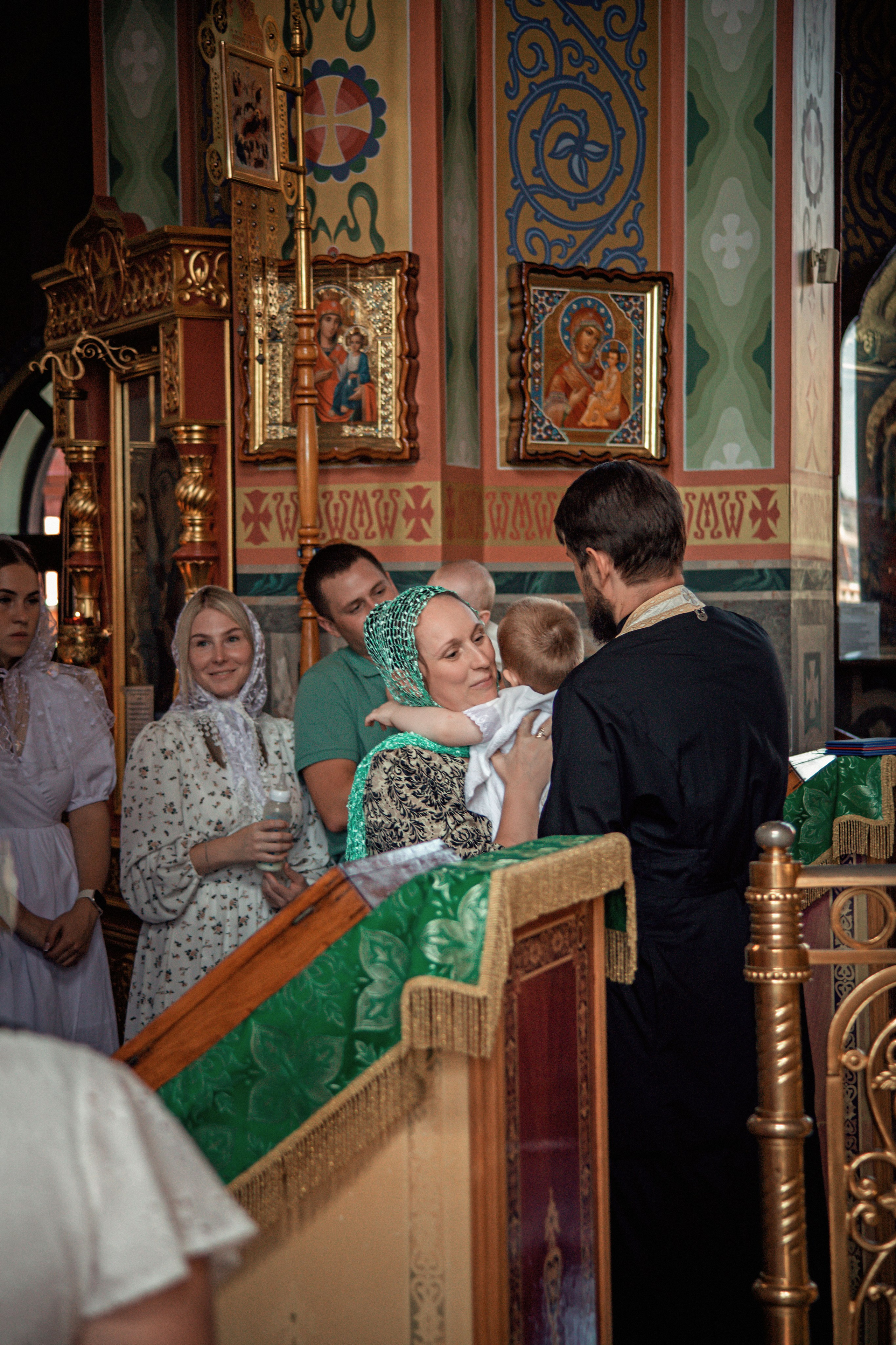 Общее крещение. Семейный и детский фотограф в Москве Ольга Кривенцова
