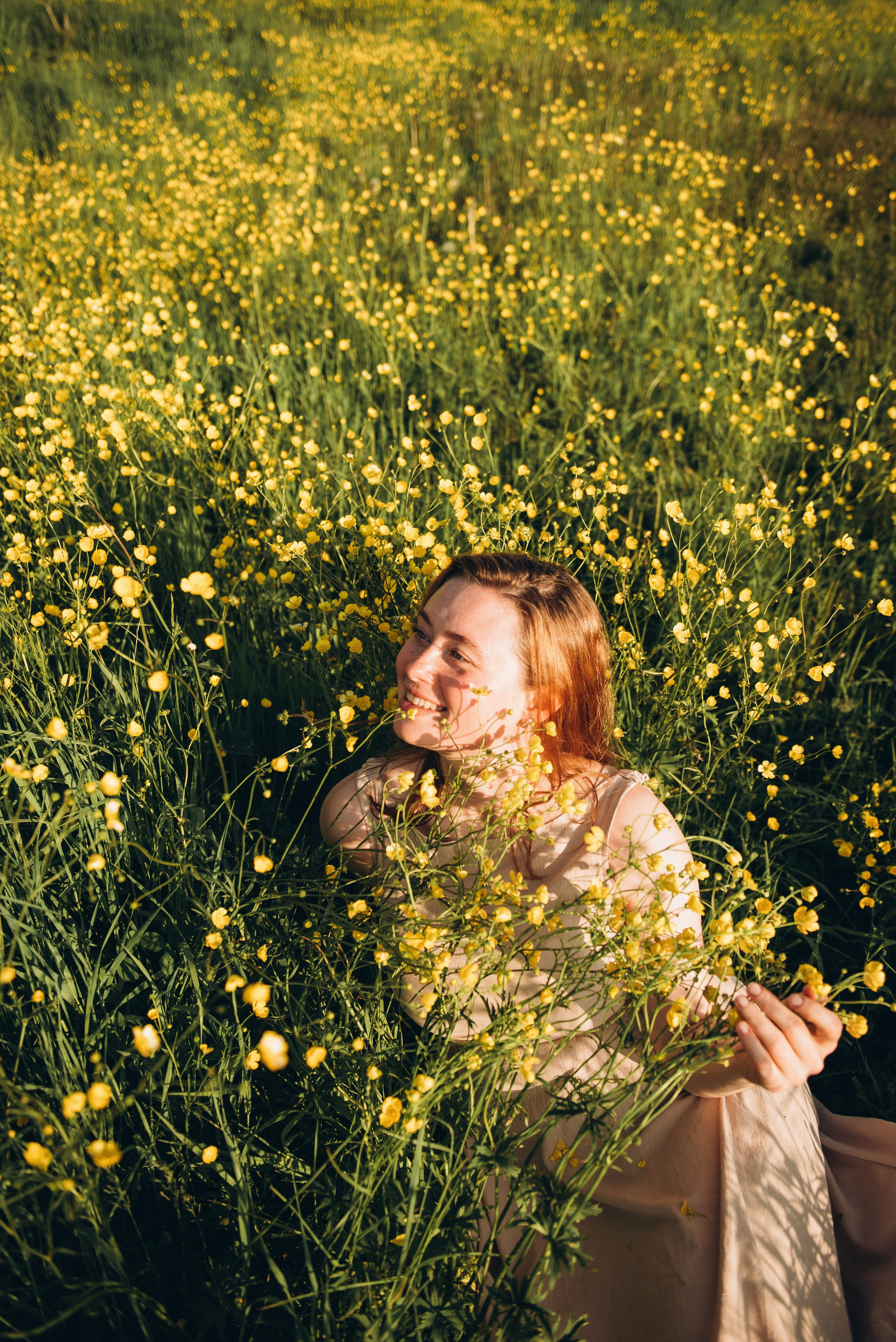Маша в поле люпинов. Ирина Метелица фотограф на Шикотане