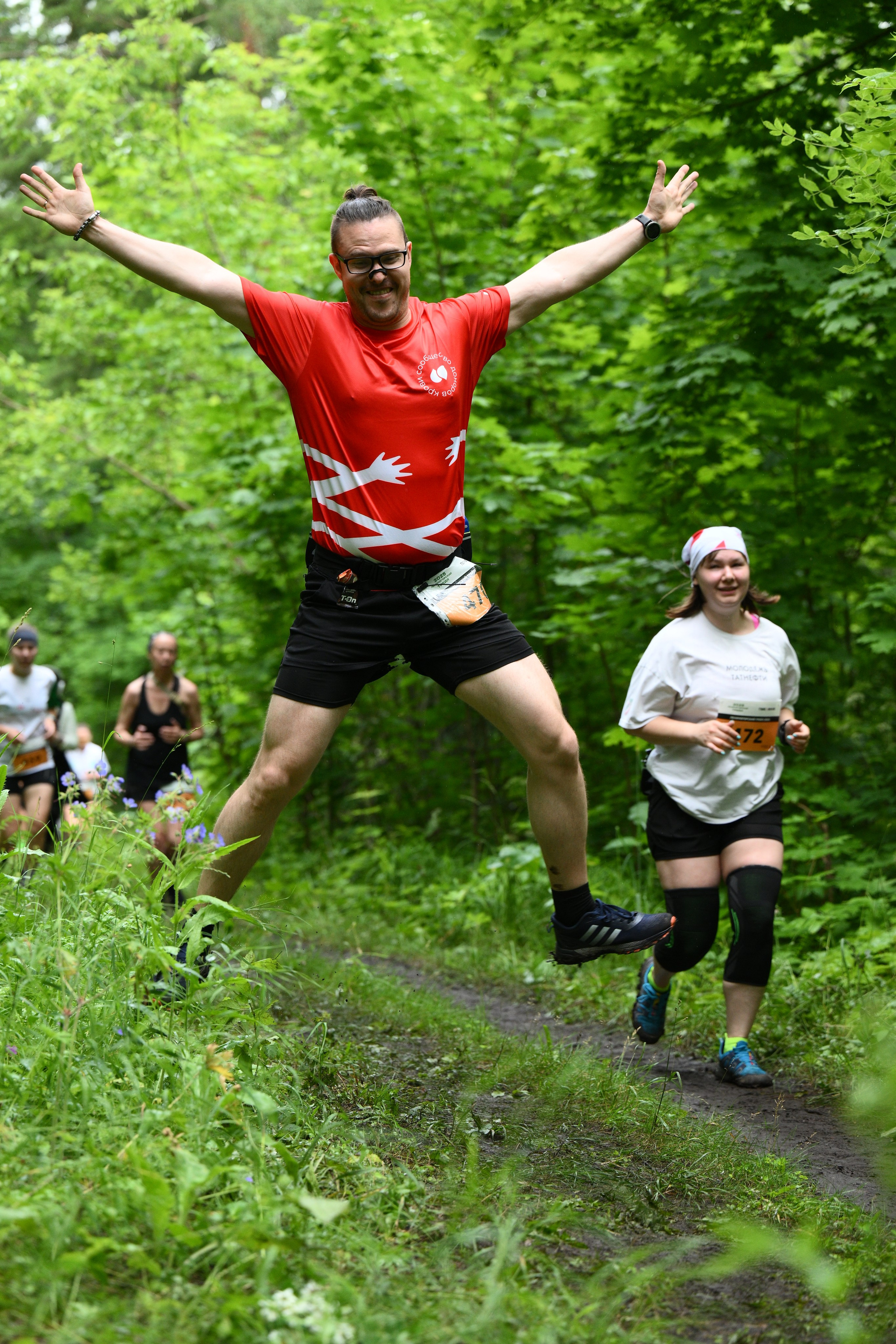 Трейловый забег. Лениногорский Трейл 2025. Спортивный репортажный фотограф в Ижевске Сергей Мерзляков
