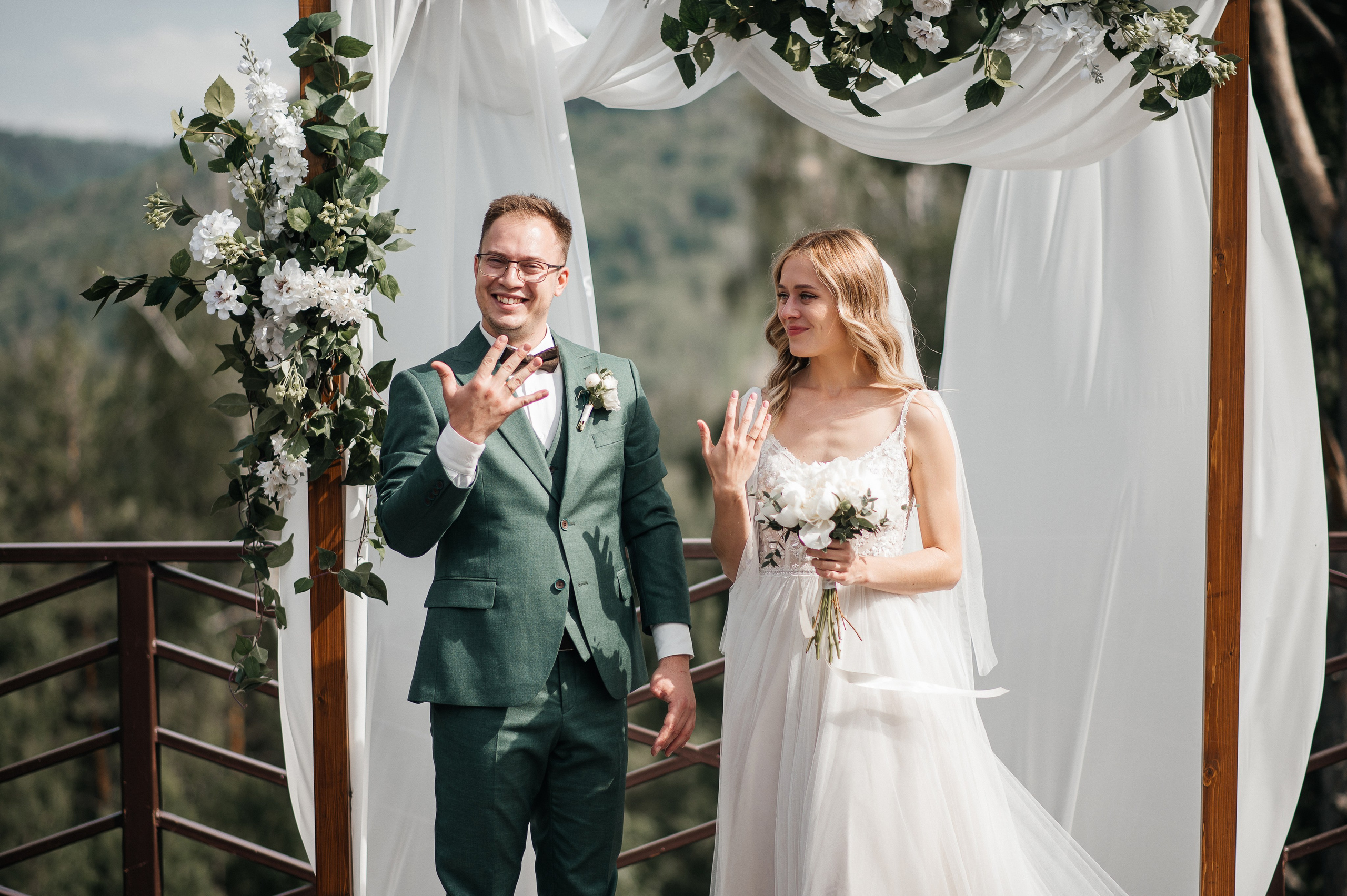 Вадим и Анастасия. Свадебная  съемка на Алтае