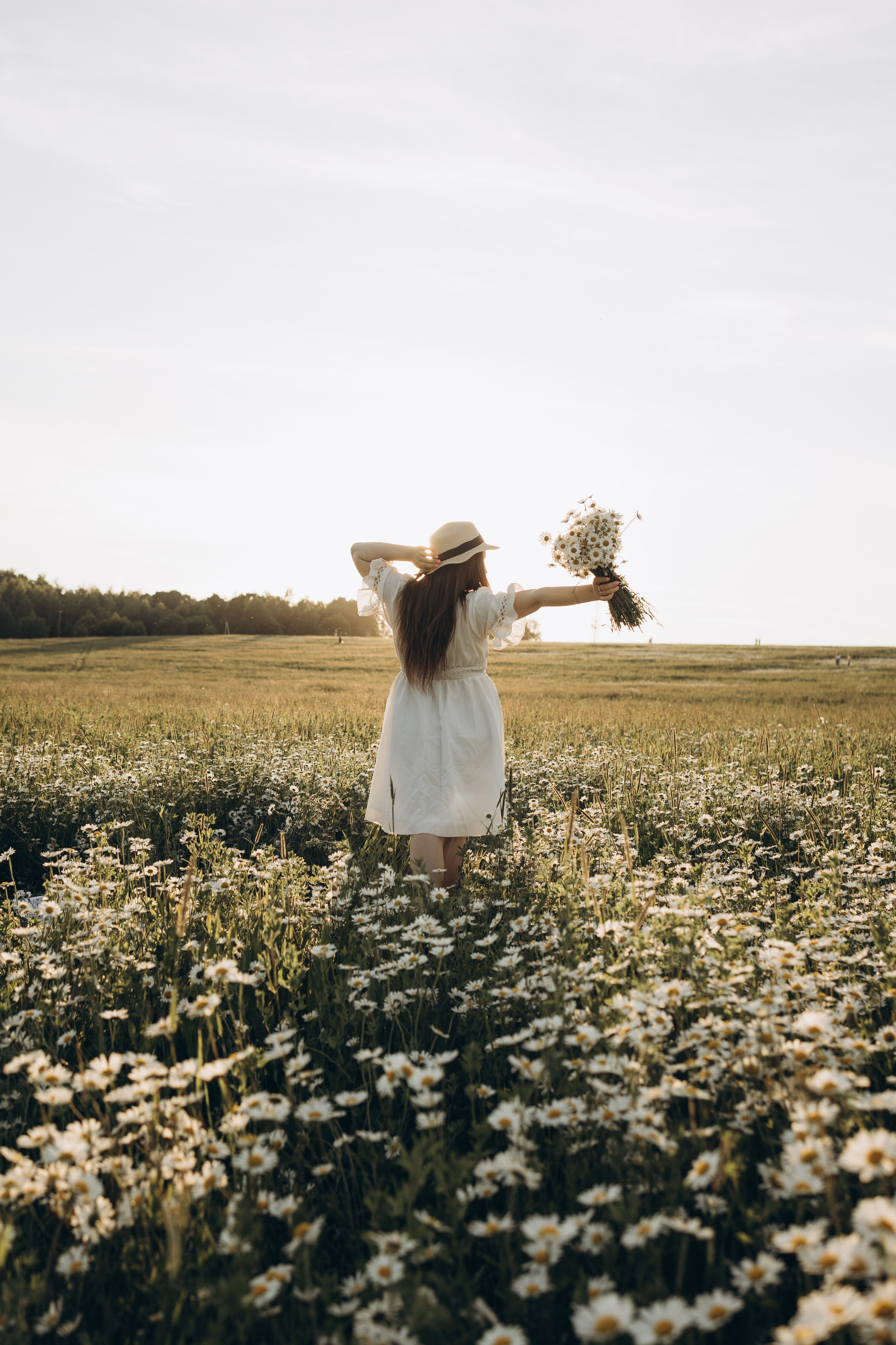 Маша и ромашки. Семейный фотограф в Москве Виктория Ястребинская