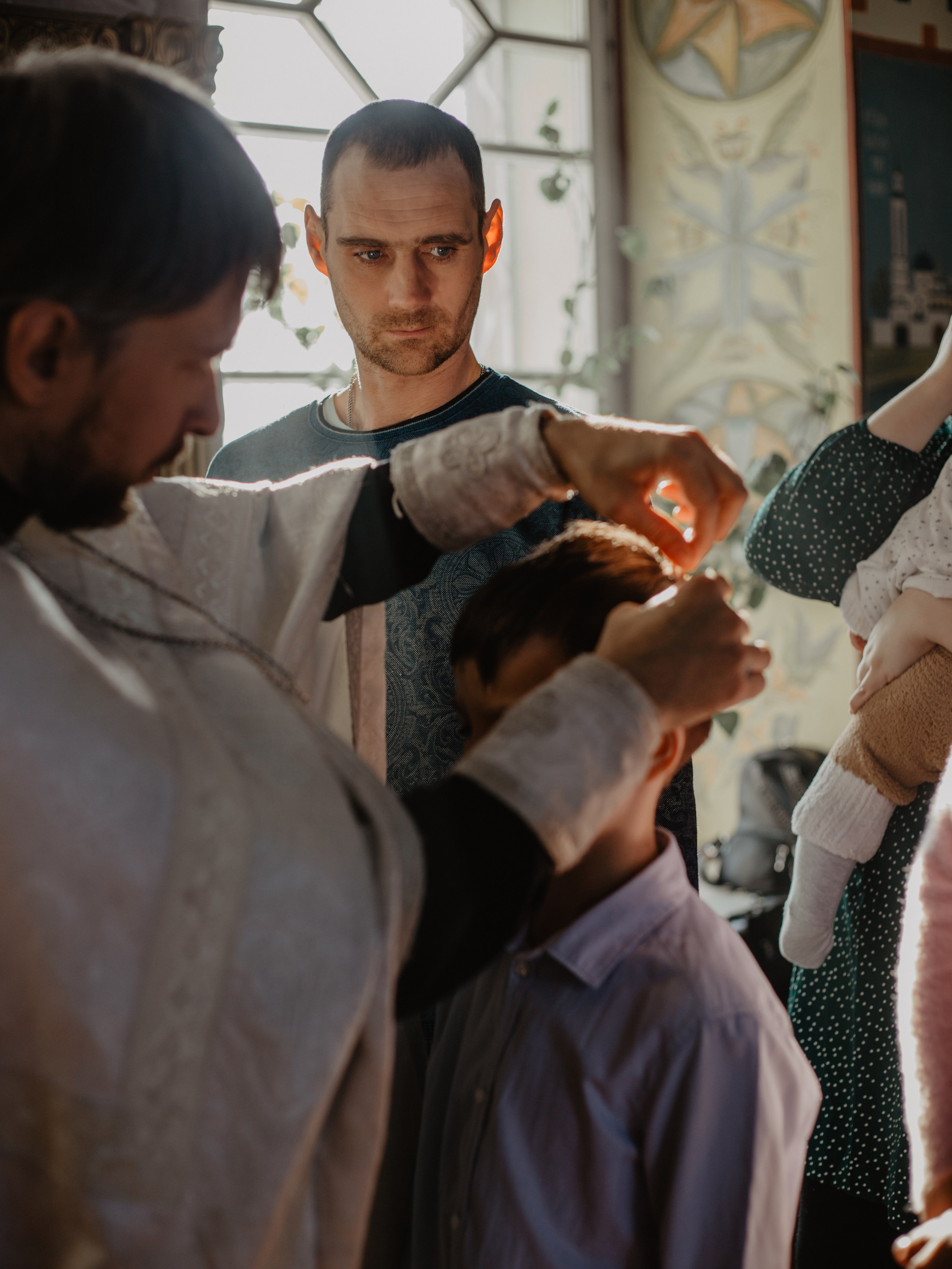 Крещение Евгения и Артема. Семейный и детский фотограф в  г. Екатеринбурге Холодова Юлия