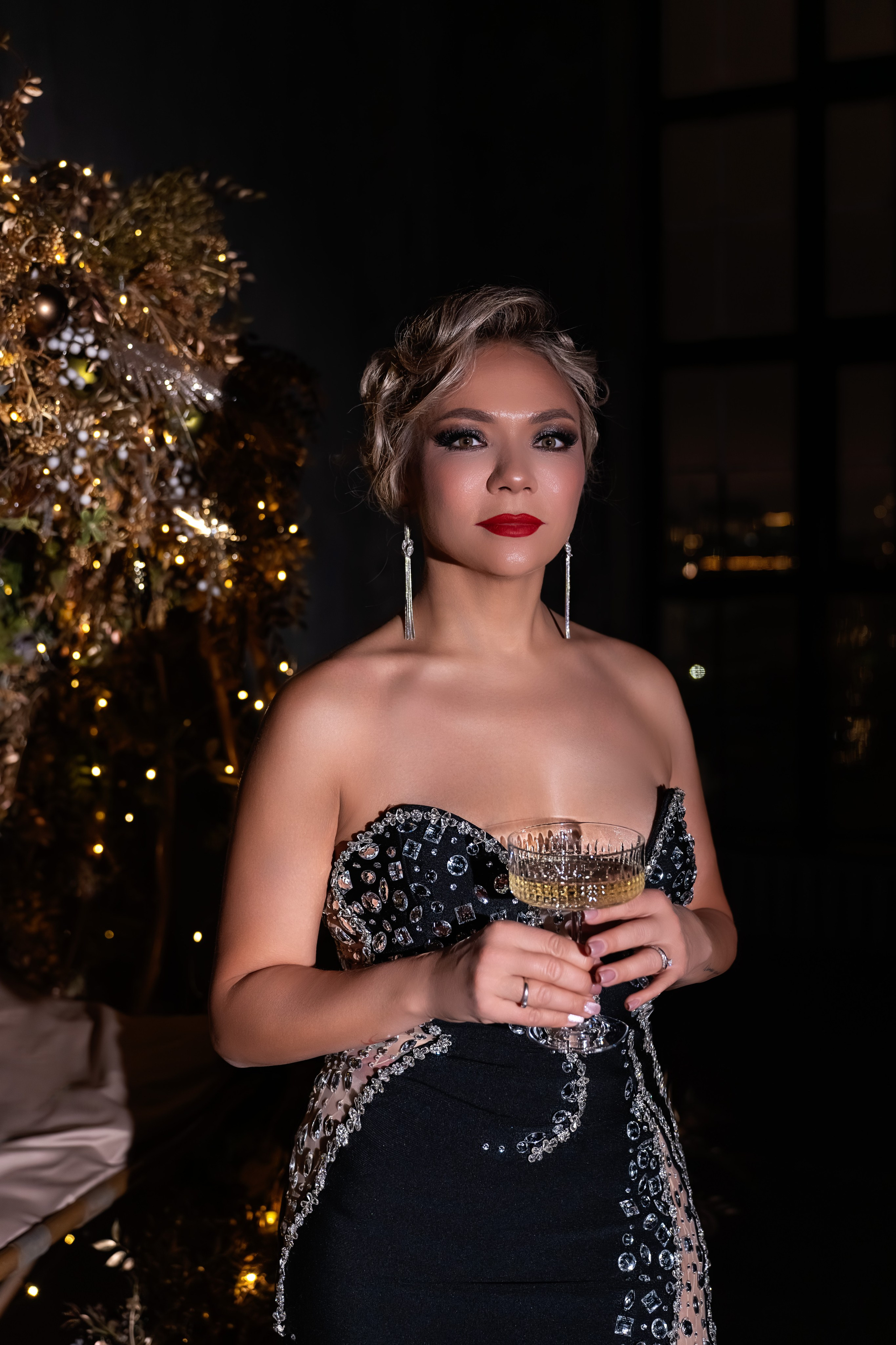 Новогодняя фотосессия Марии в студии