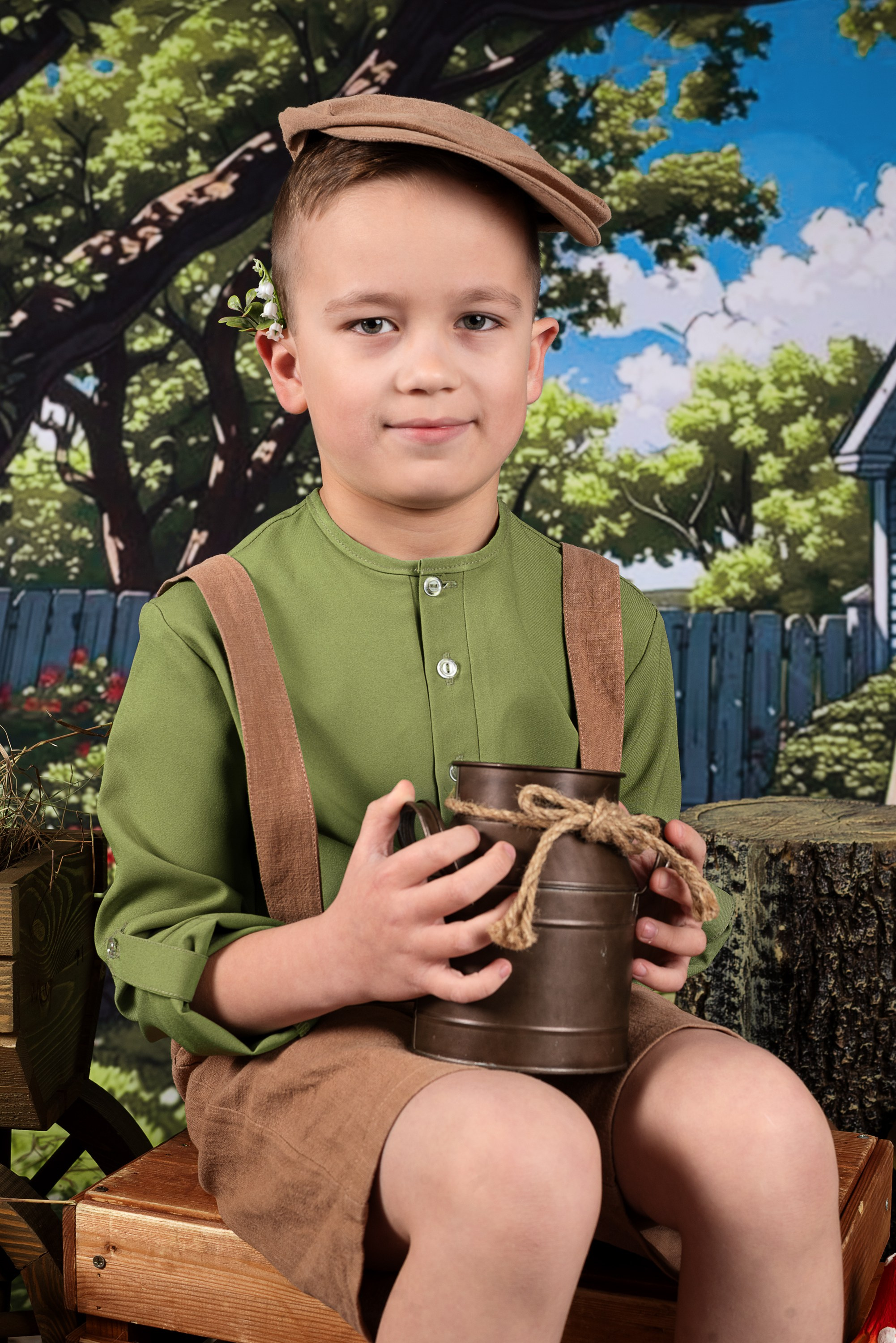 Сюжет «Деревенька». Детская фотостудия Виктории Шараповой