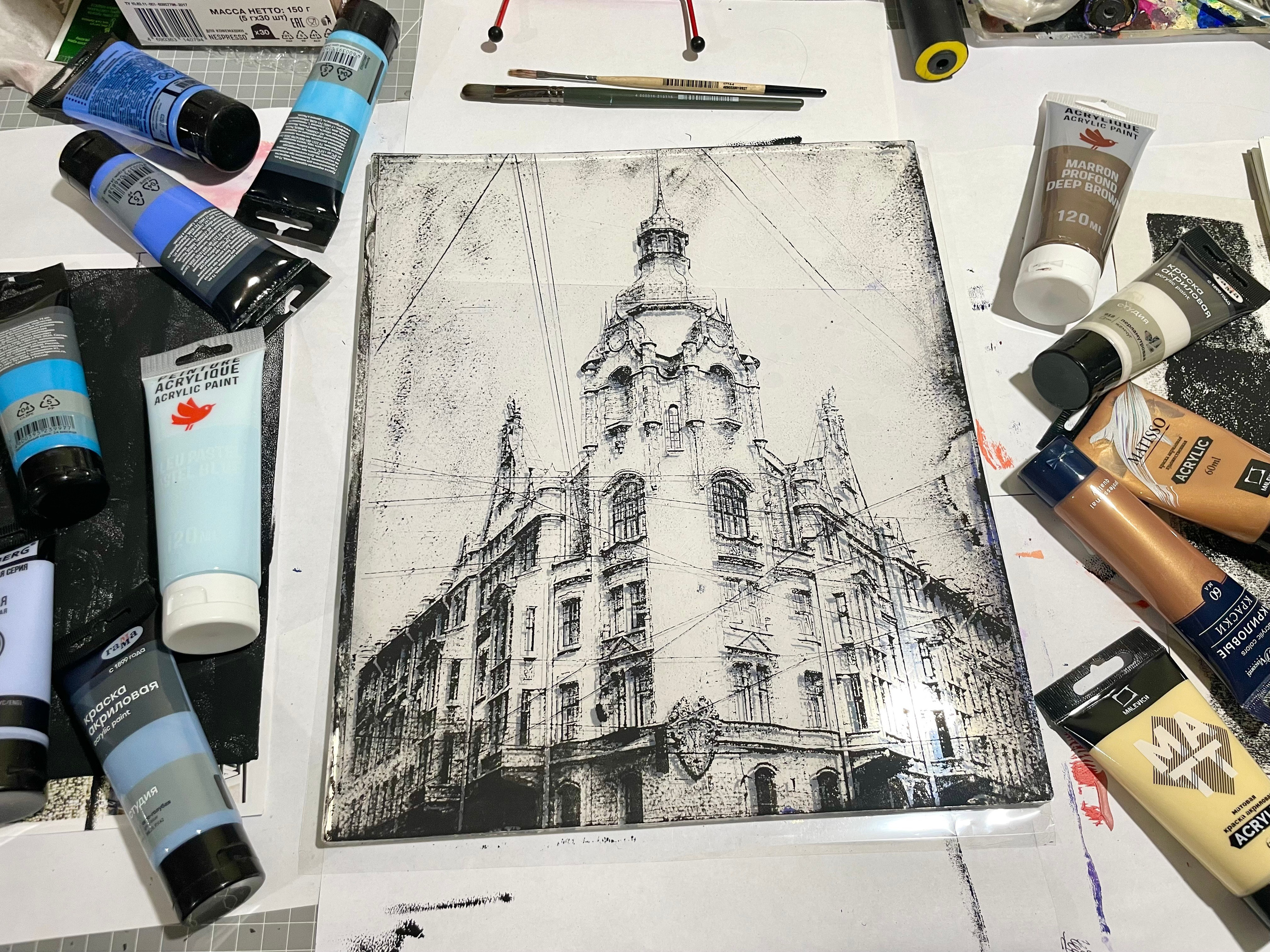 Монотипии. Photographer Natalia Baranova