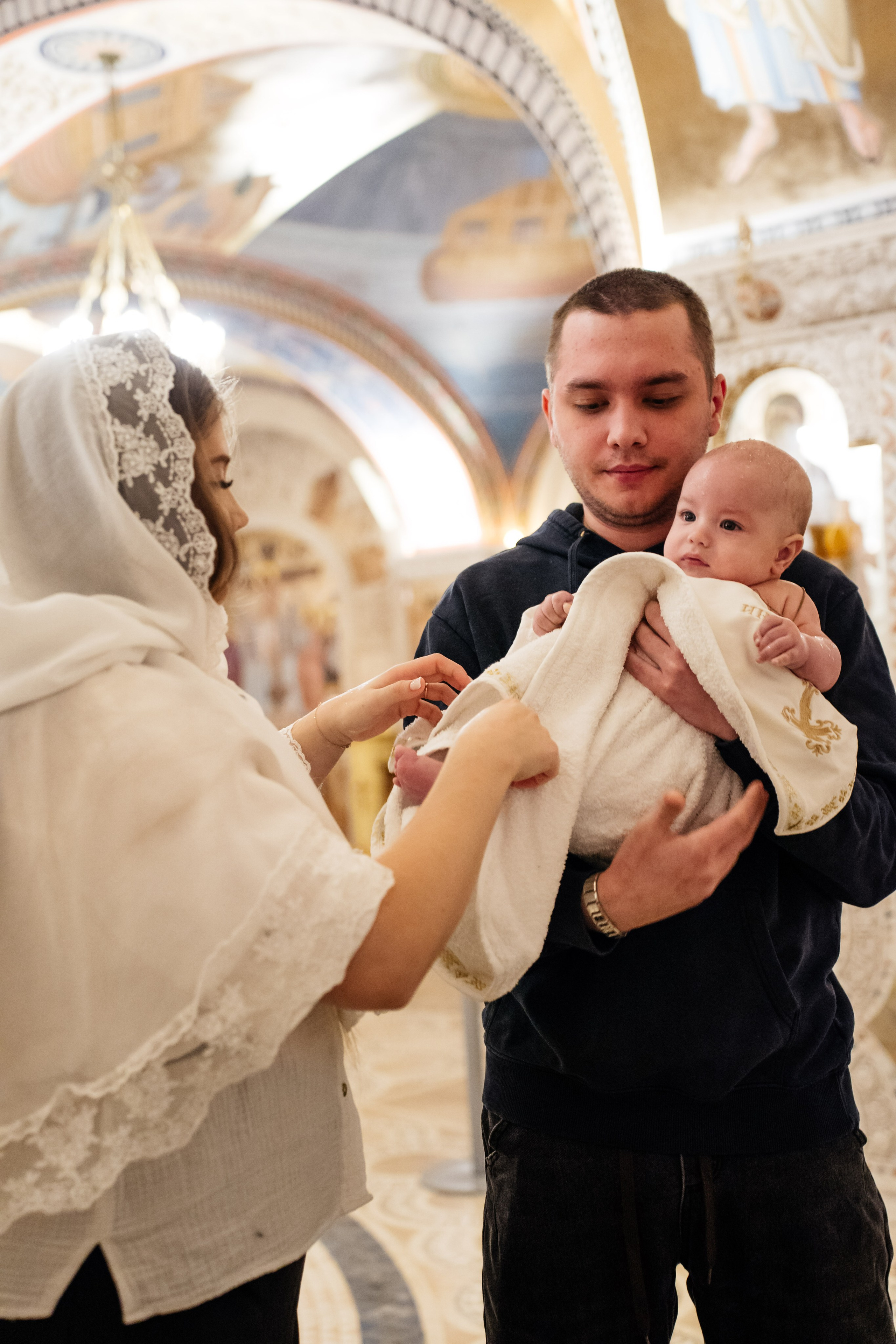 Крещение. Видеограф и Фотограф в Челябинске Ксения и Владимир Рюмины