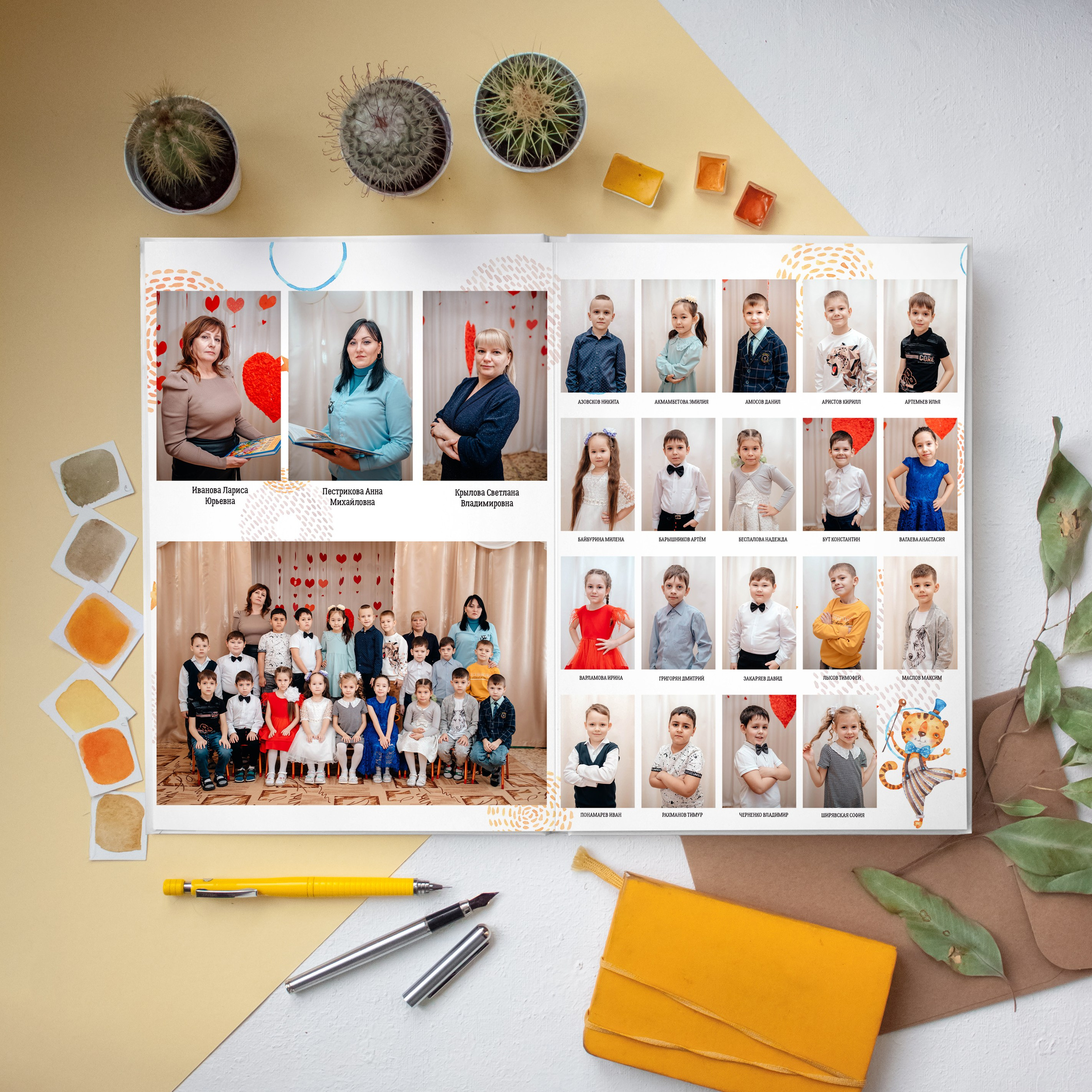 Тигрята. Дизайнер fotokniga_ast