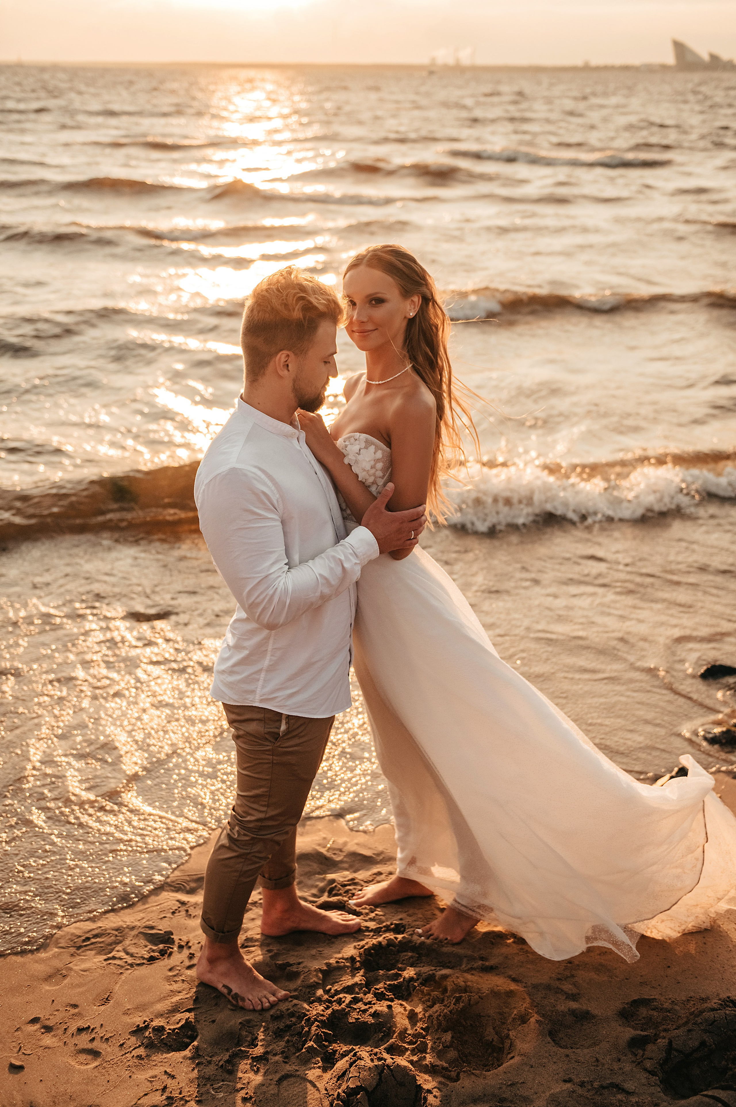 Свадебная съемка на финском заливе. Фотограф Москва и Видеограф Москва