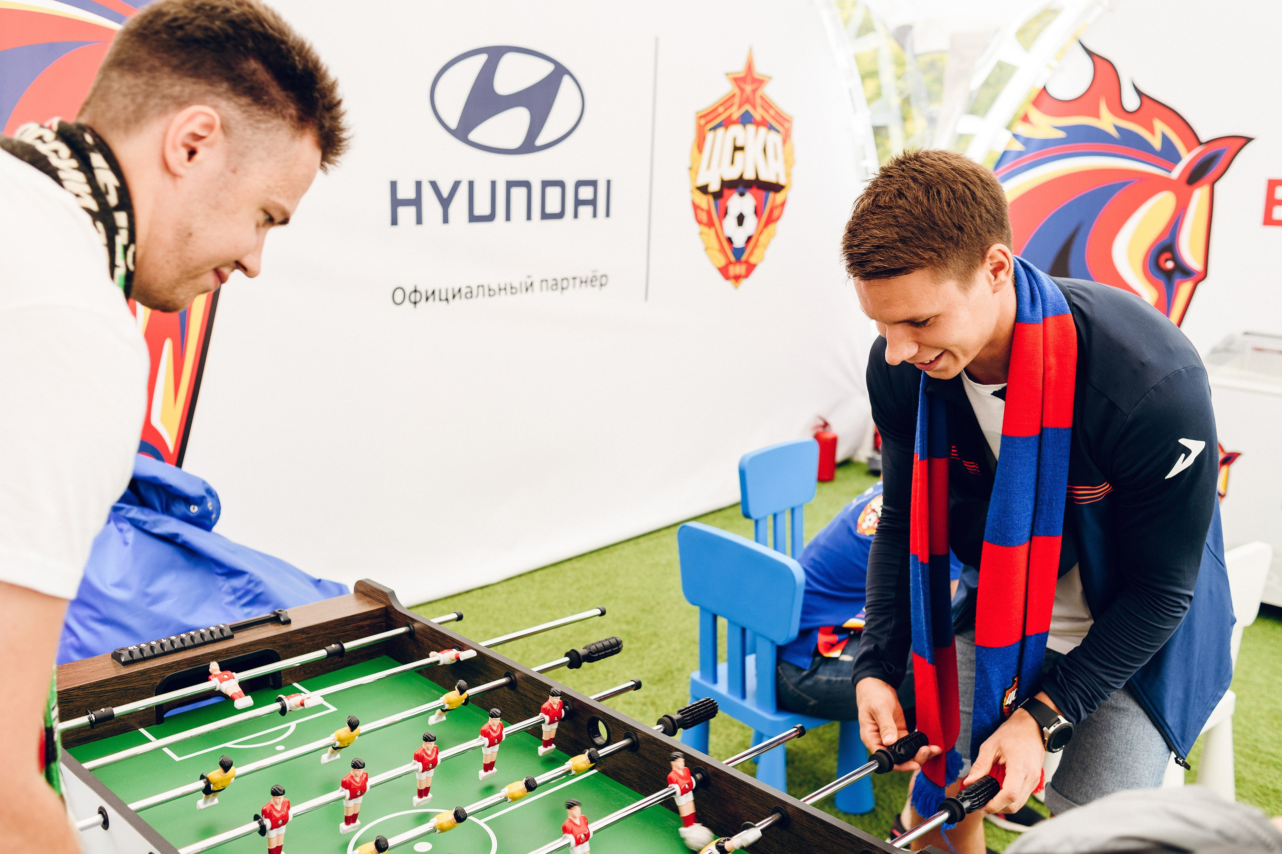 ПФК ЦСКА vs Hyundai. Активации на стадионе. Фотограф Сергей Бойко Москва