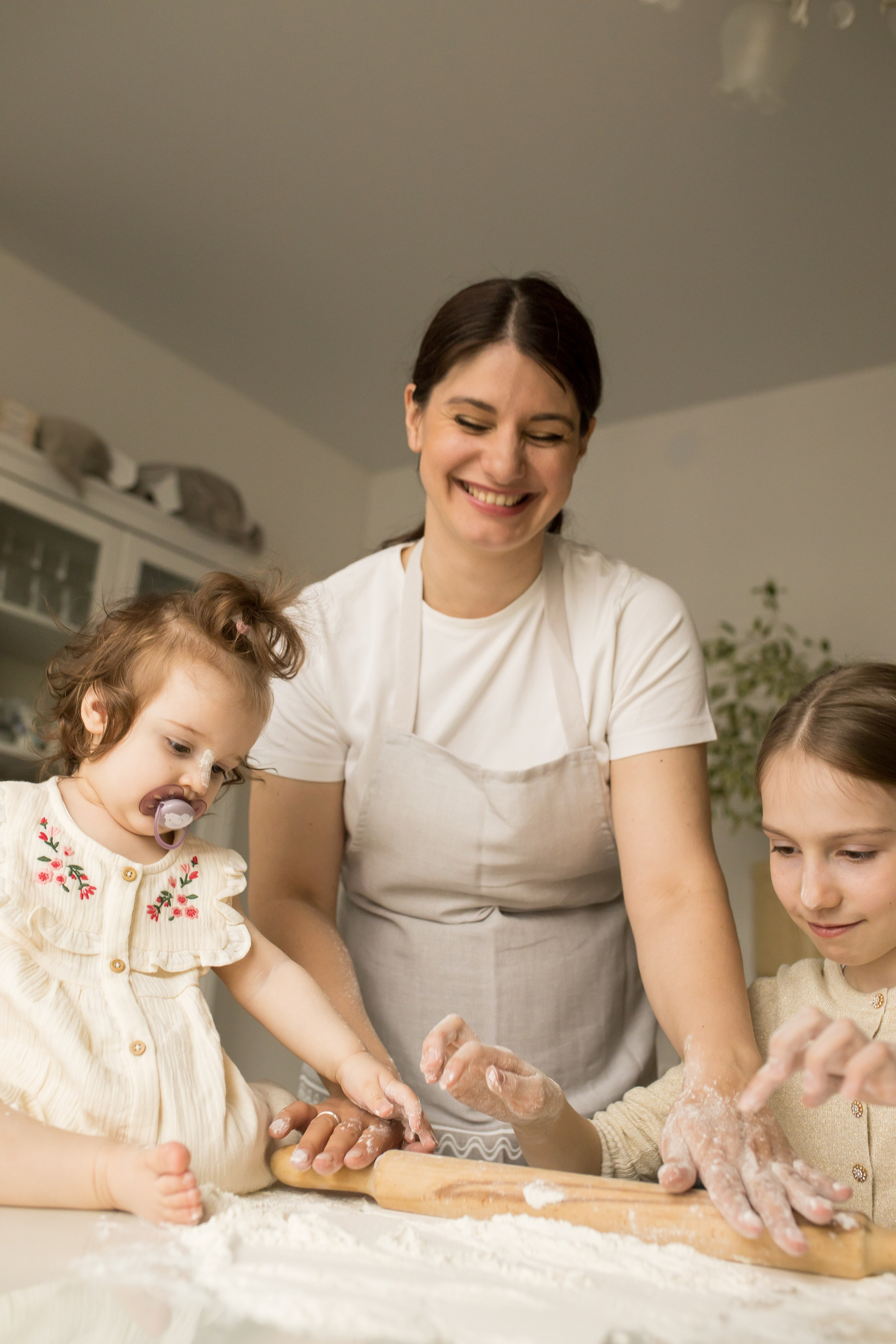 Катя и дочки. Фотограф Москва Лара Чайка