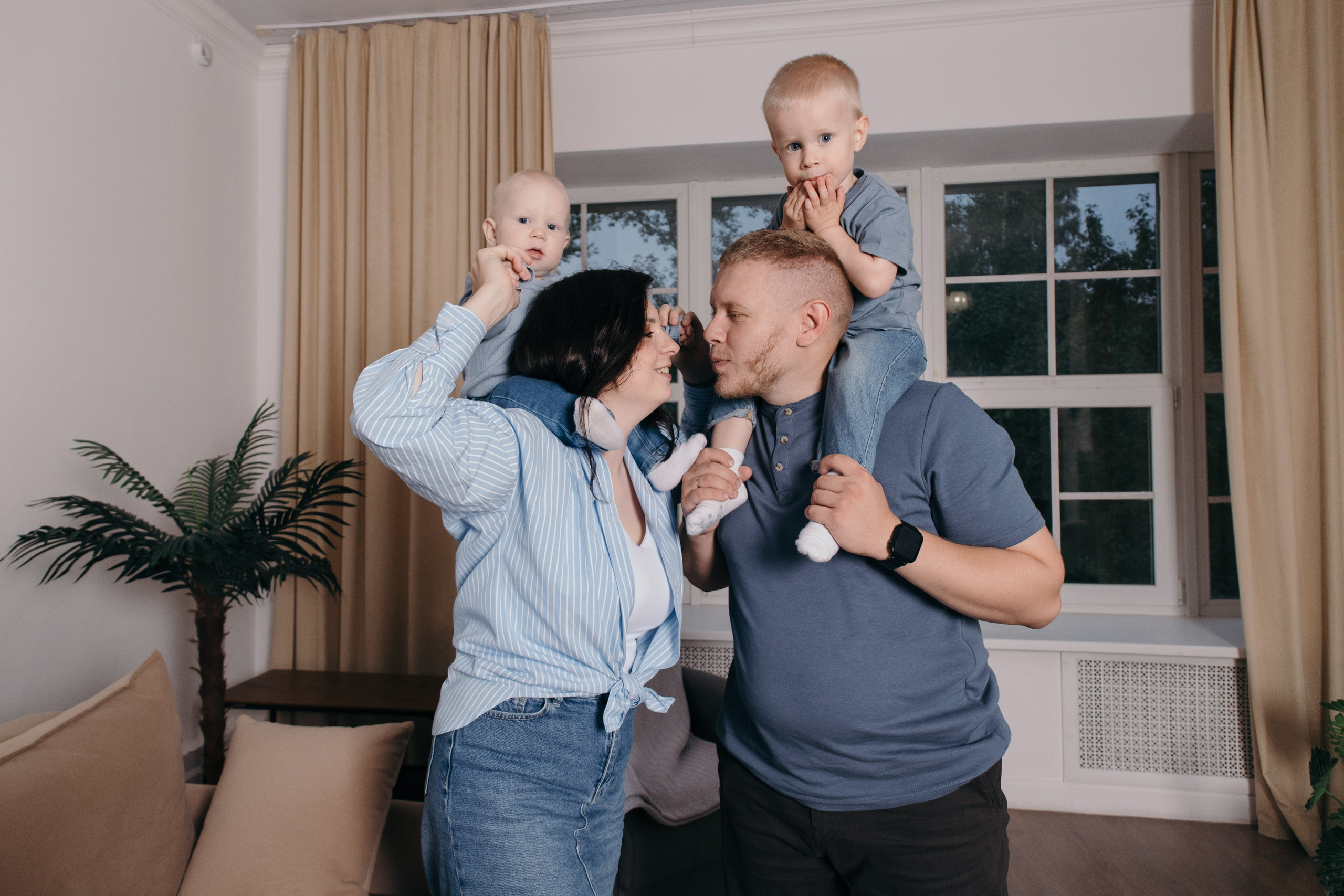 Семья Кузнеченко. Фотограф Елена Балакина (Челябинск)