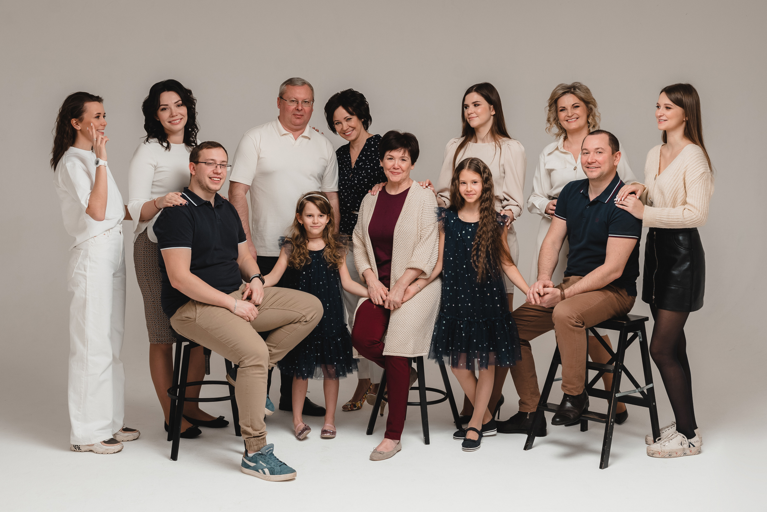 Фотосессия Большой Семьи. Фотограф Юлия Кондратьева