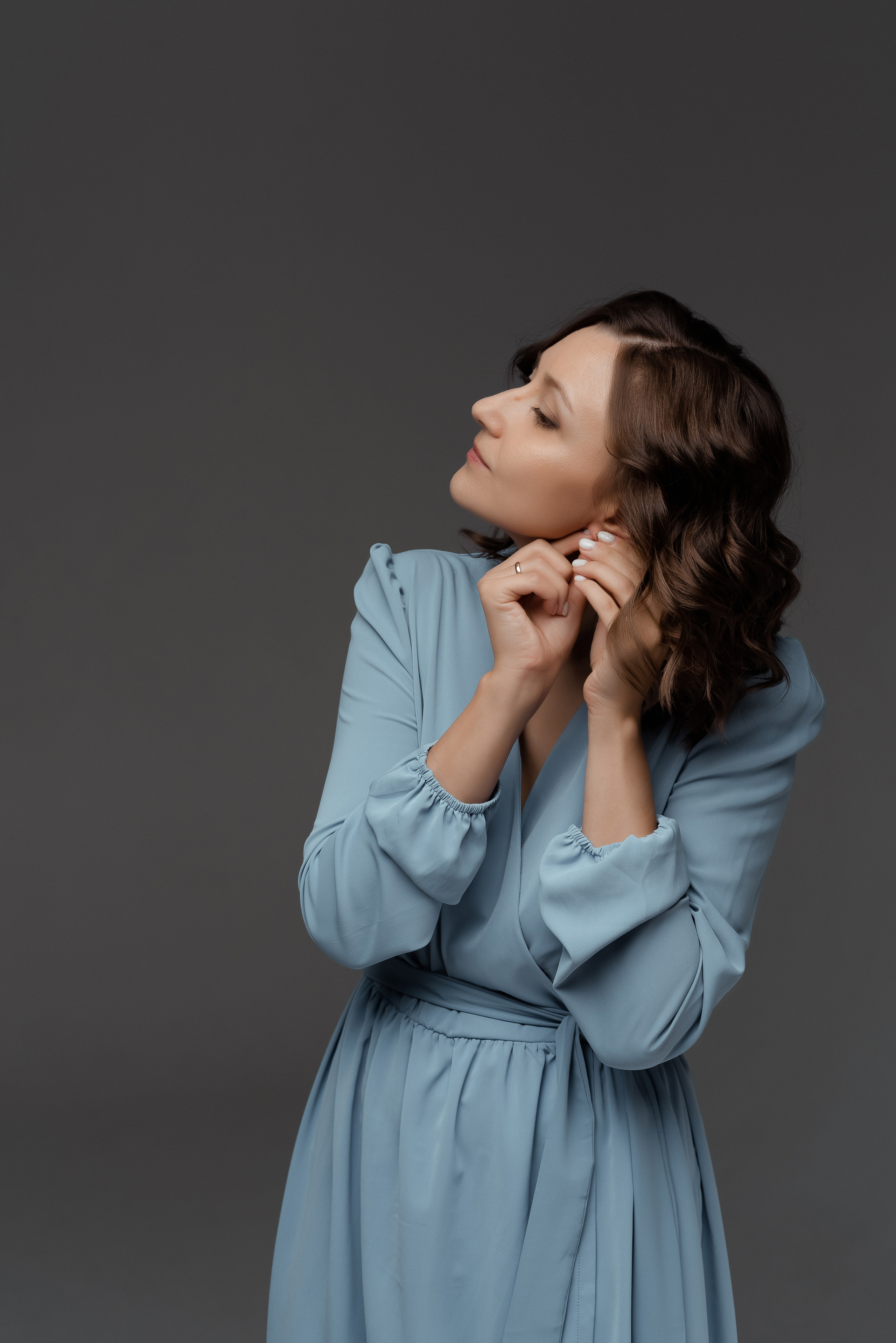 Семейная фотосессия на циклораме. Фотограф Юлия Кондратьева