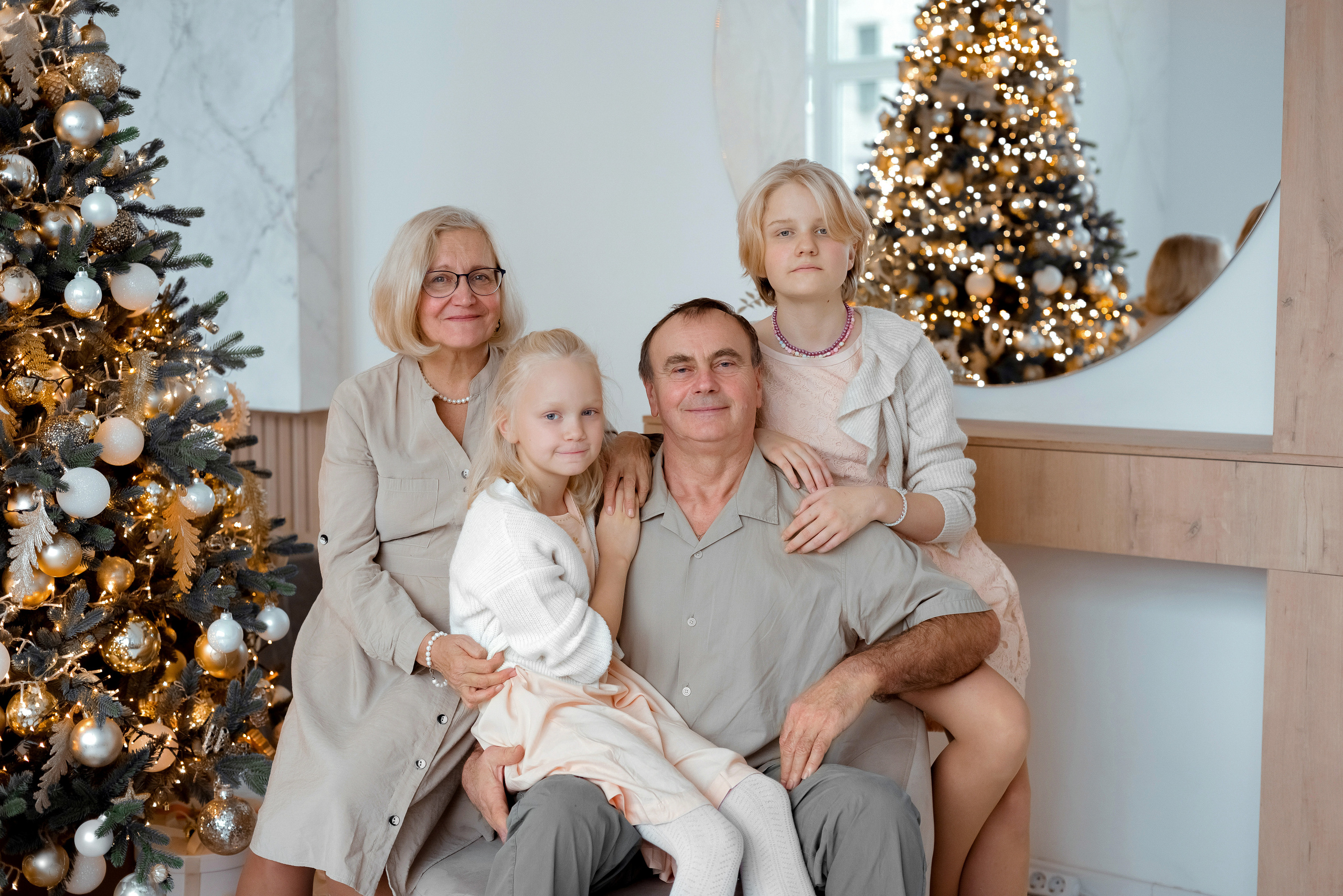 Фотосессия большой семьи. Фотограф Юлия Кондратьева