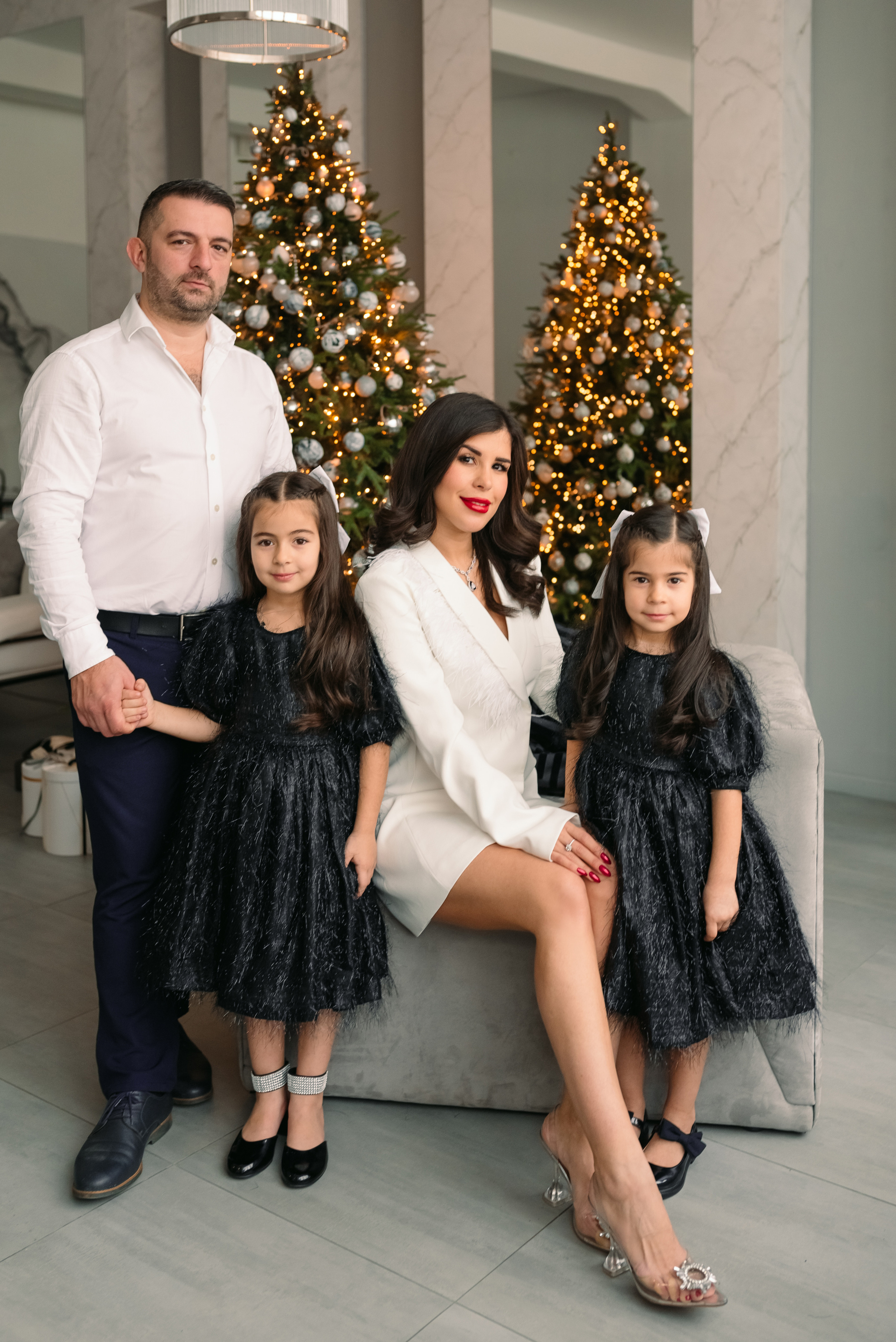 Семейная новогодняя фотосессия. Фотограф Юлия Кондратьева