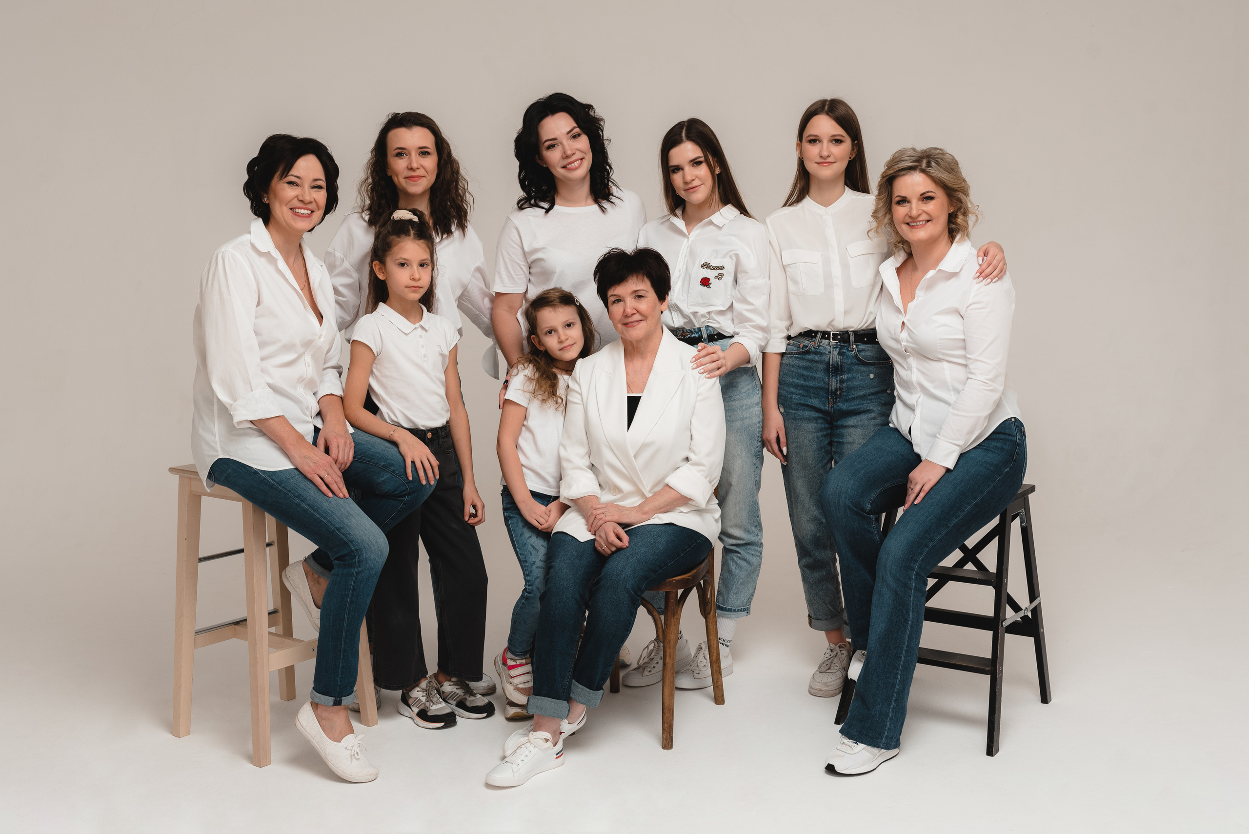 Фотосессия Большой Семьи. Фотограф Юлия Кондратьева