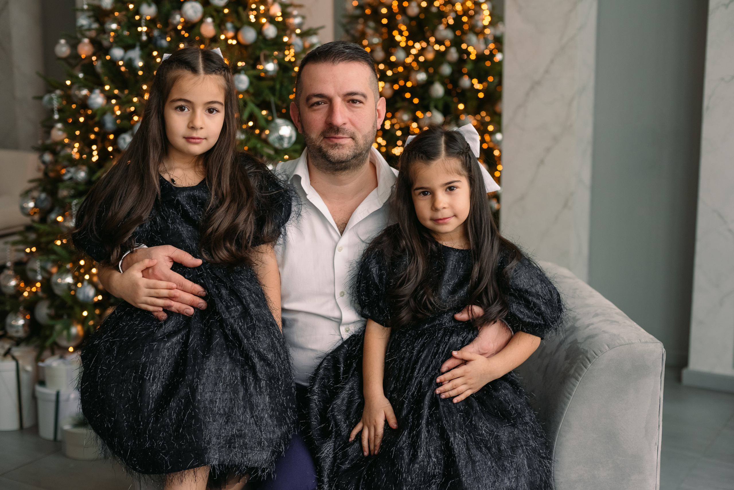 Семейная новогодняя фотосессия. Фотограф Юлия Кондратьева