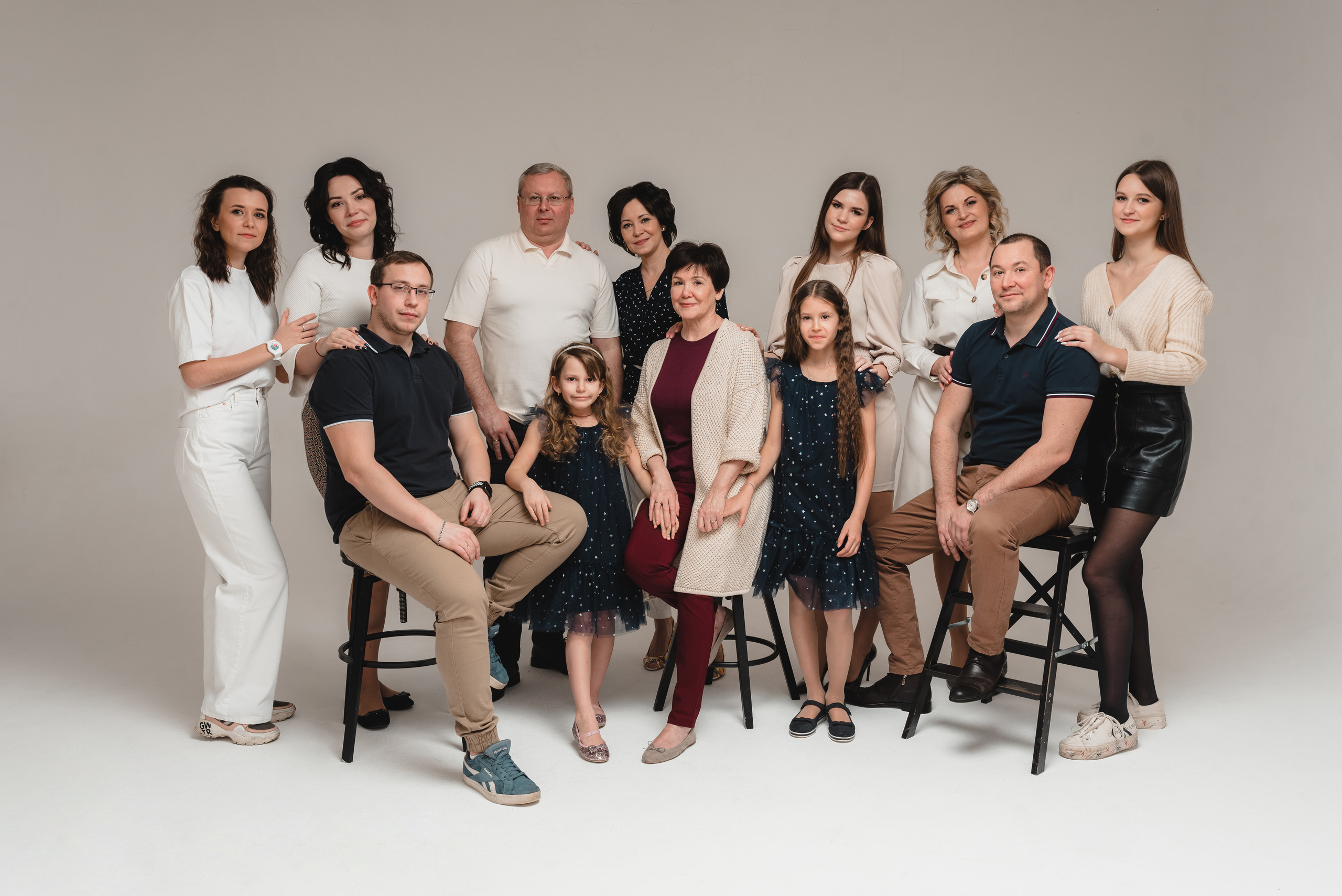 Фотосессия Большой Семьи. Фотограф Юлия Кондратьева