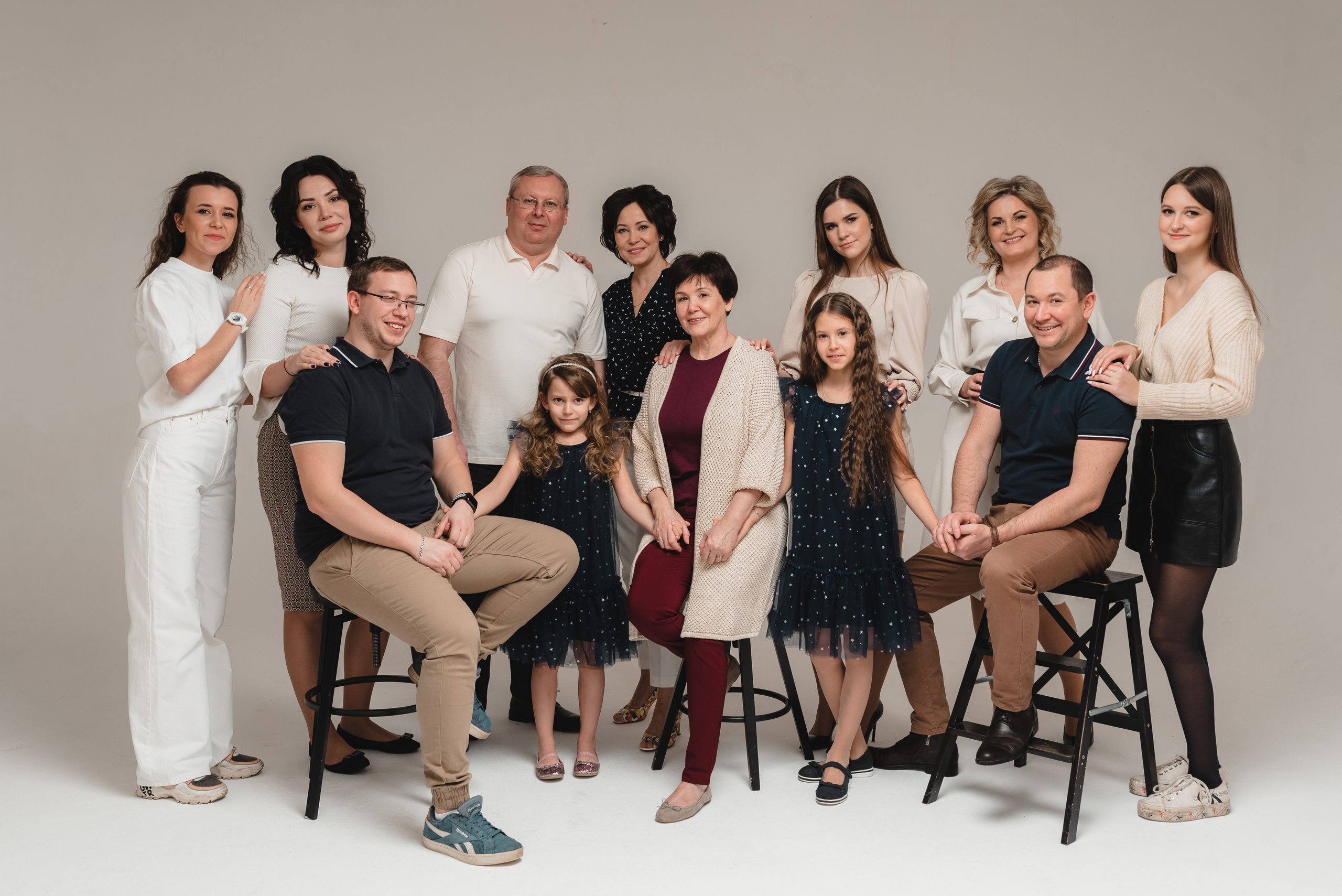 Фотосессия Большой Семьи. Фотограф Юлия Кондратьева