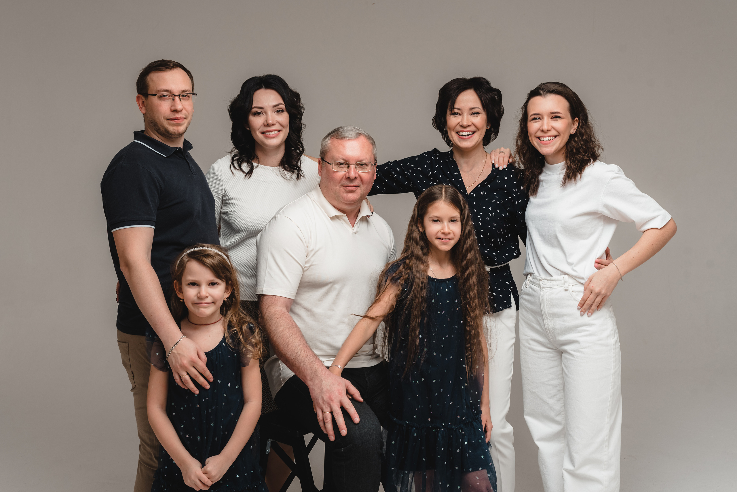 Фотосессия Большой Семьи. Фотограф Юлия Кондратьева