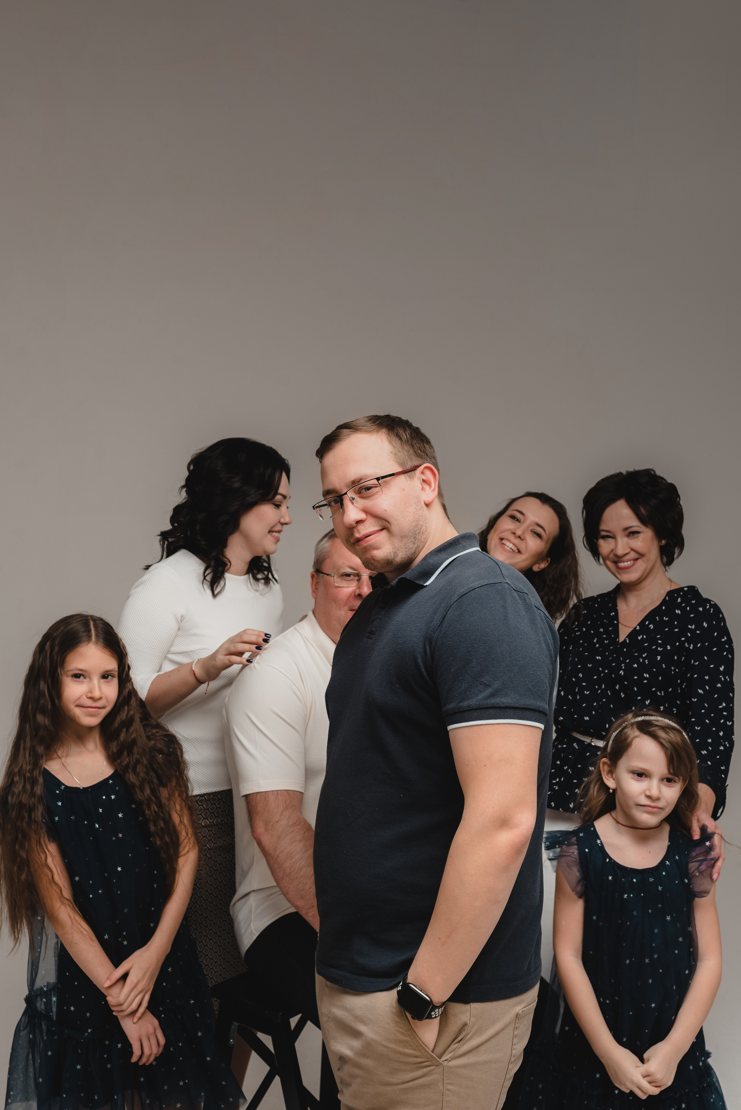 Фотосессия Большой Семьи. Фотограф Юлия Кондратьева