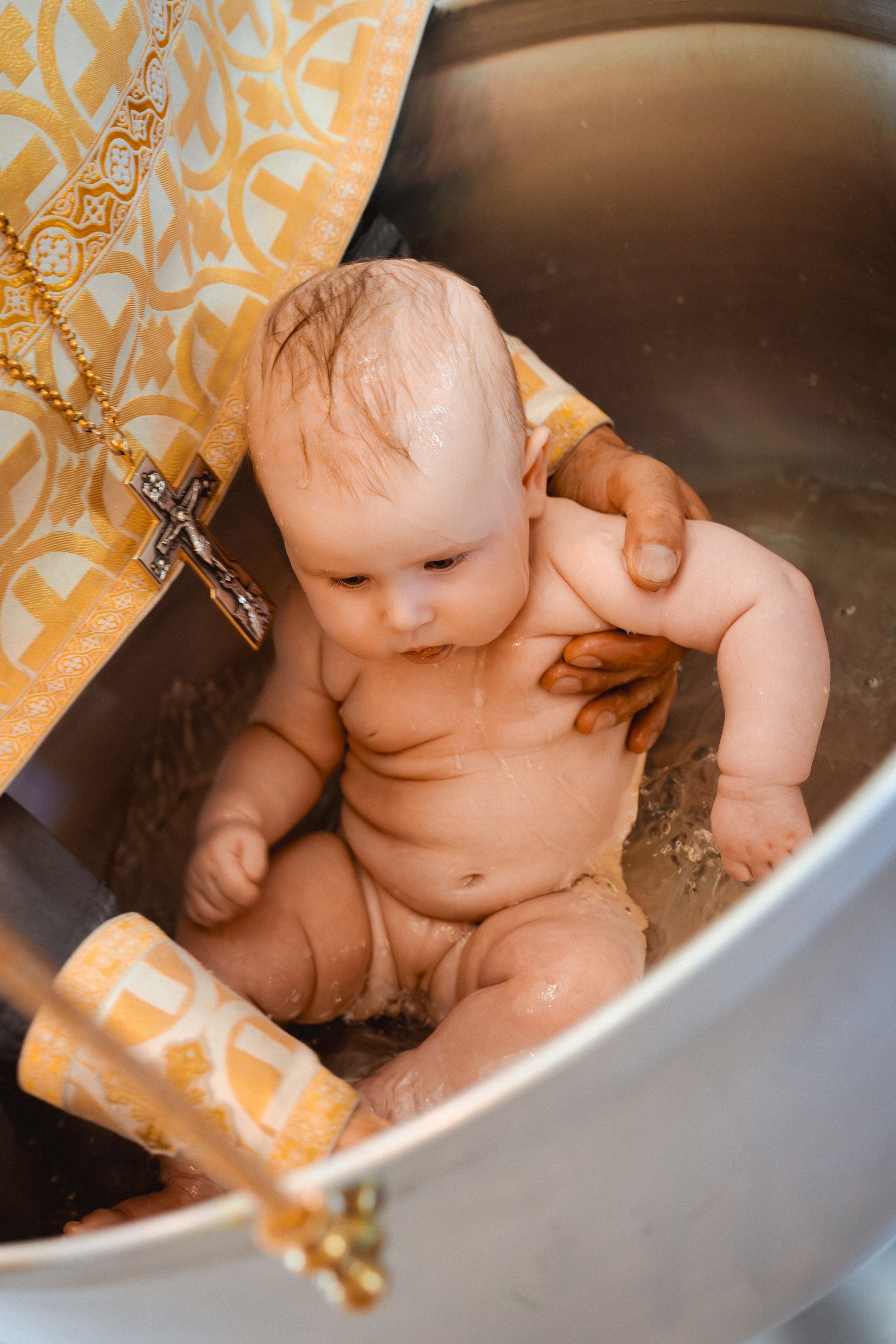 Съемки крещения. Иван Волохов