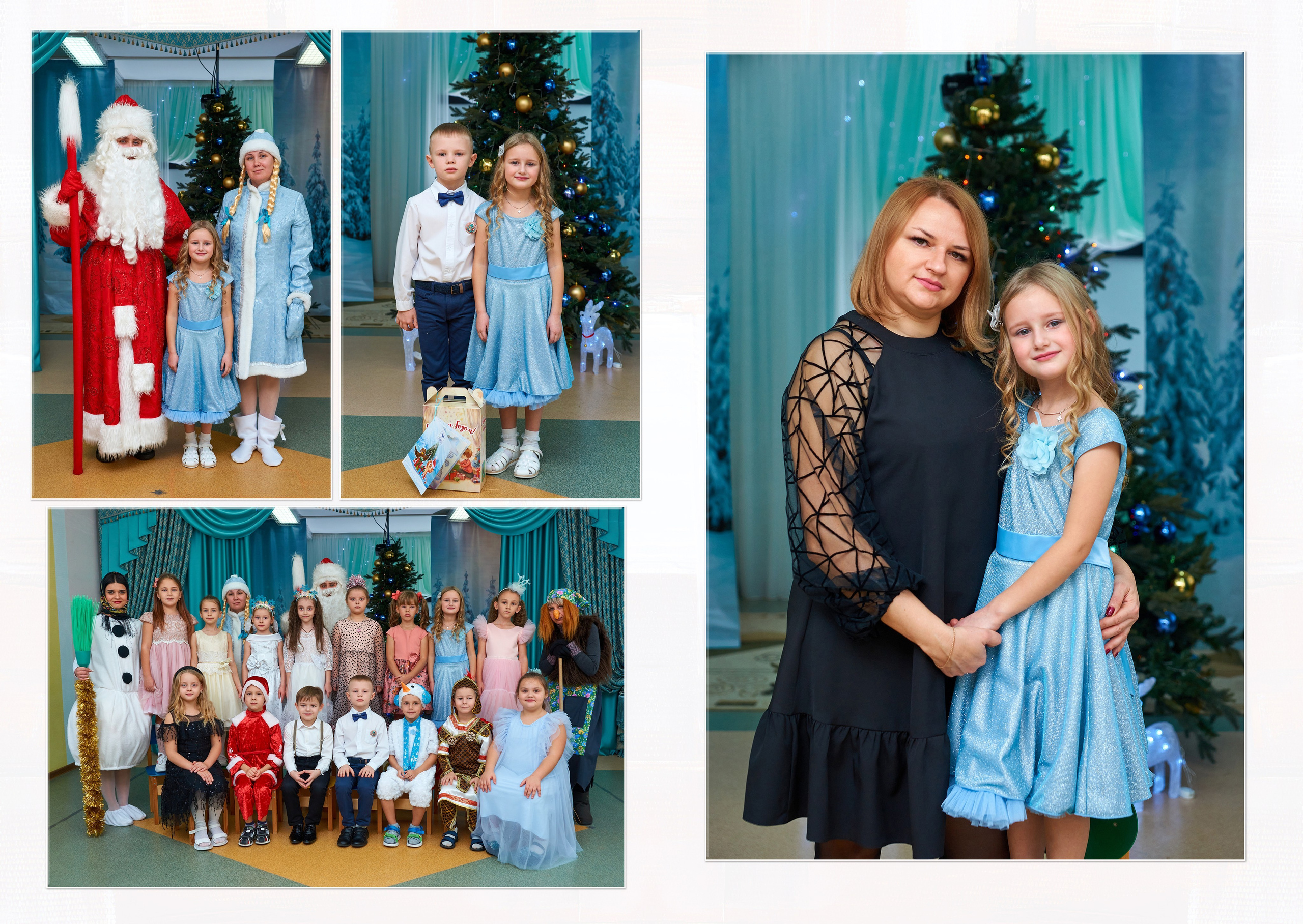 Развороты с утренниками. Childrenfoto.ru