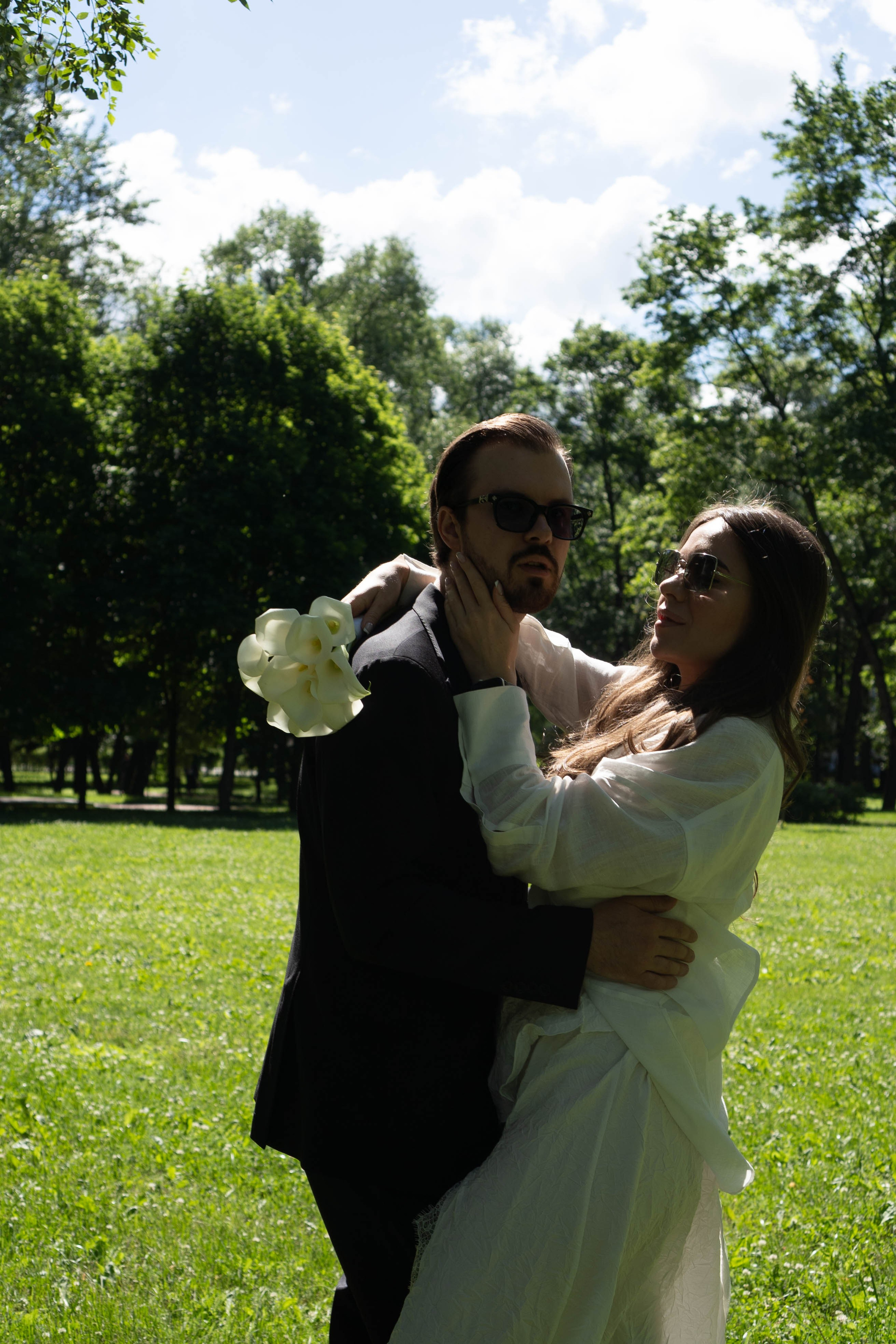 СВАДЕБНАЯ СЬЕМКА В ПАРКЕ ПОБЕДЫ И ПРОГУЛКА ПО МОСКОВСКОМУ ПРОСПЕКТУ. Профессиональный фотограф, Санкт-Петербург — Виктория Богомолова