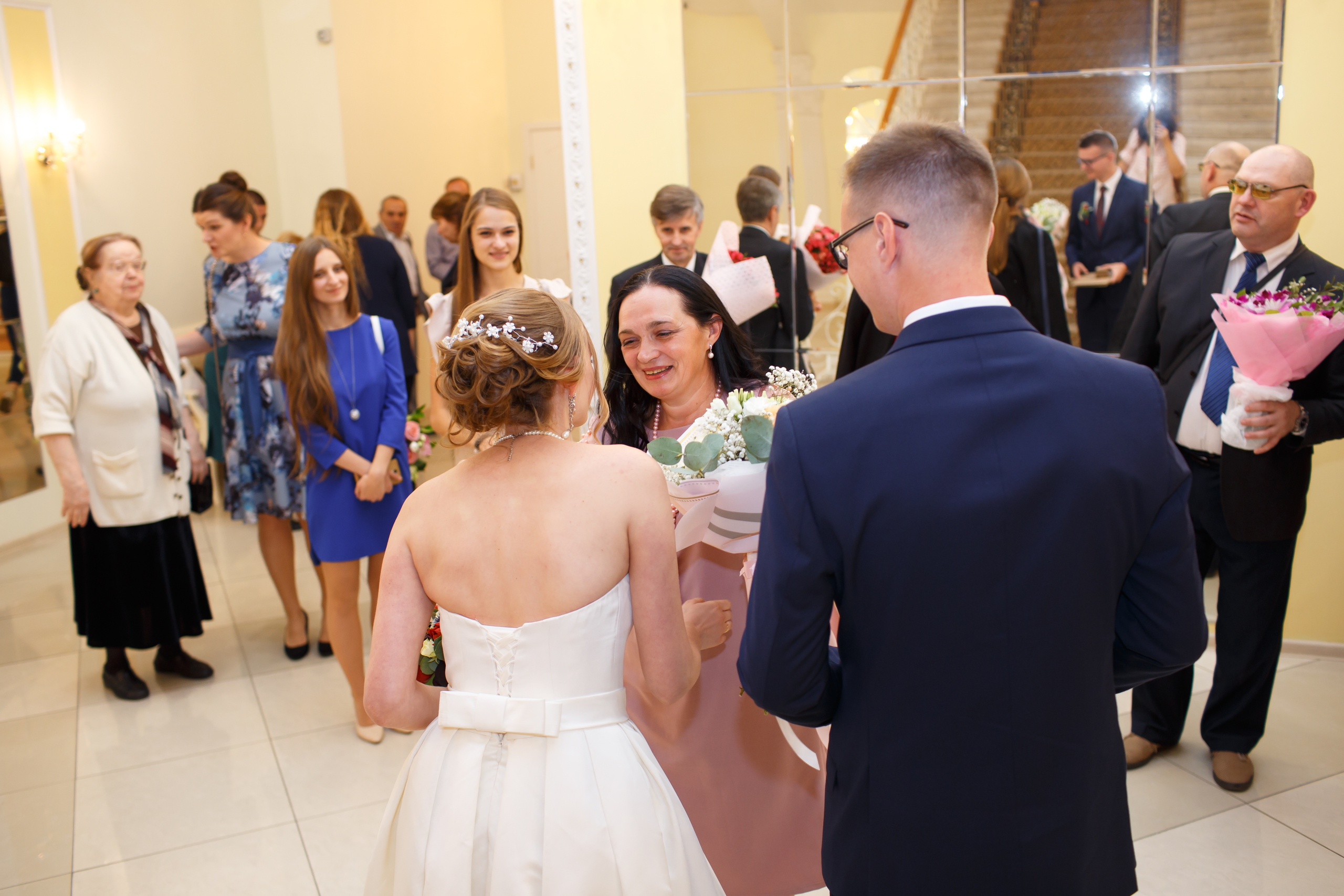 Ксения и Анатолий, ЗАГС г. Королев, прогулка по центру Москвы. Свадебный и репортажный фотограф (Москва, Королев и другие)