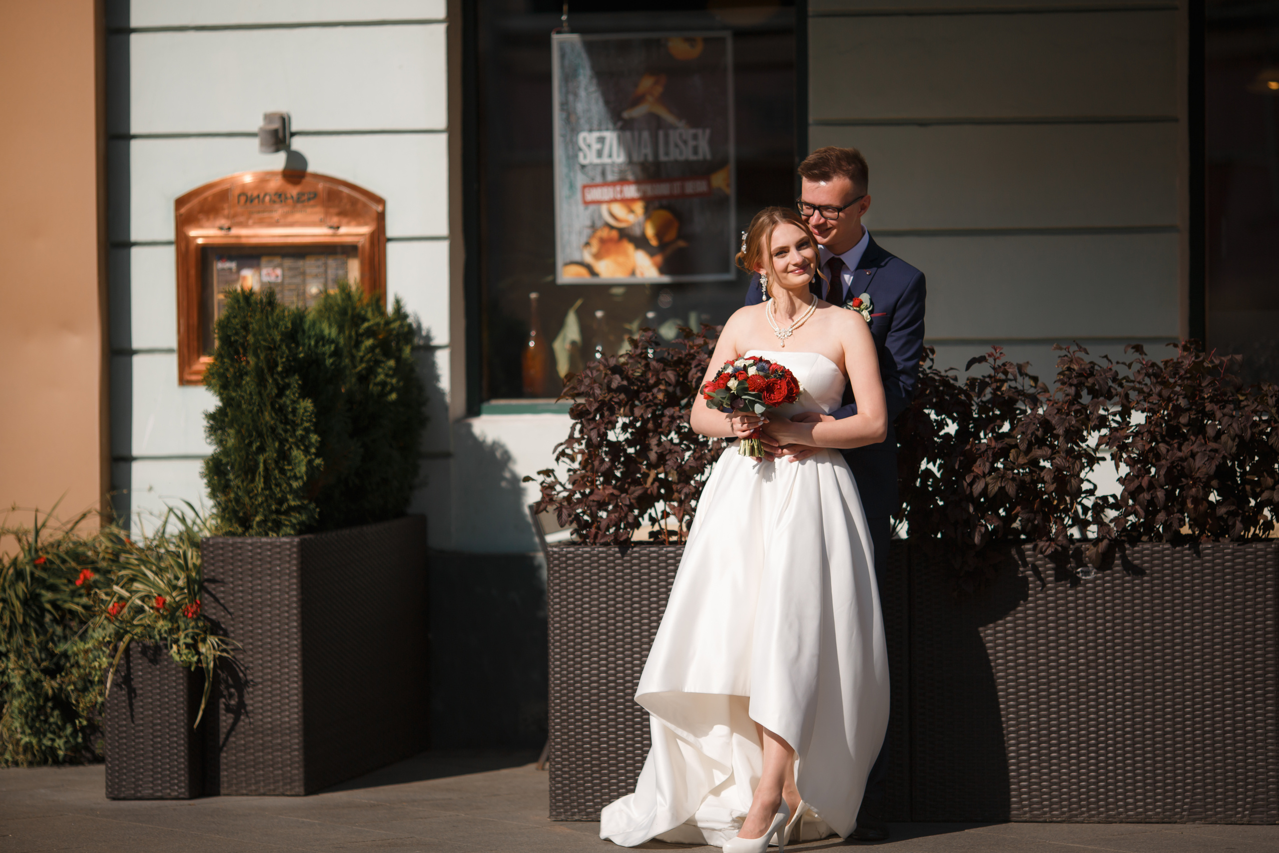 Ксения и Анатолий, ЗАГС г. Королев, прогулка по центру Москвы. Свадебный и репортажный фотограф (Москва, Королев и другие)