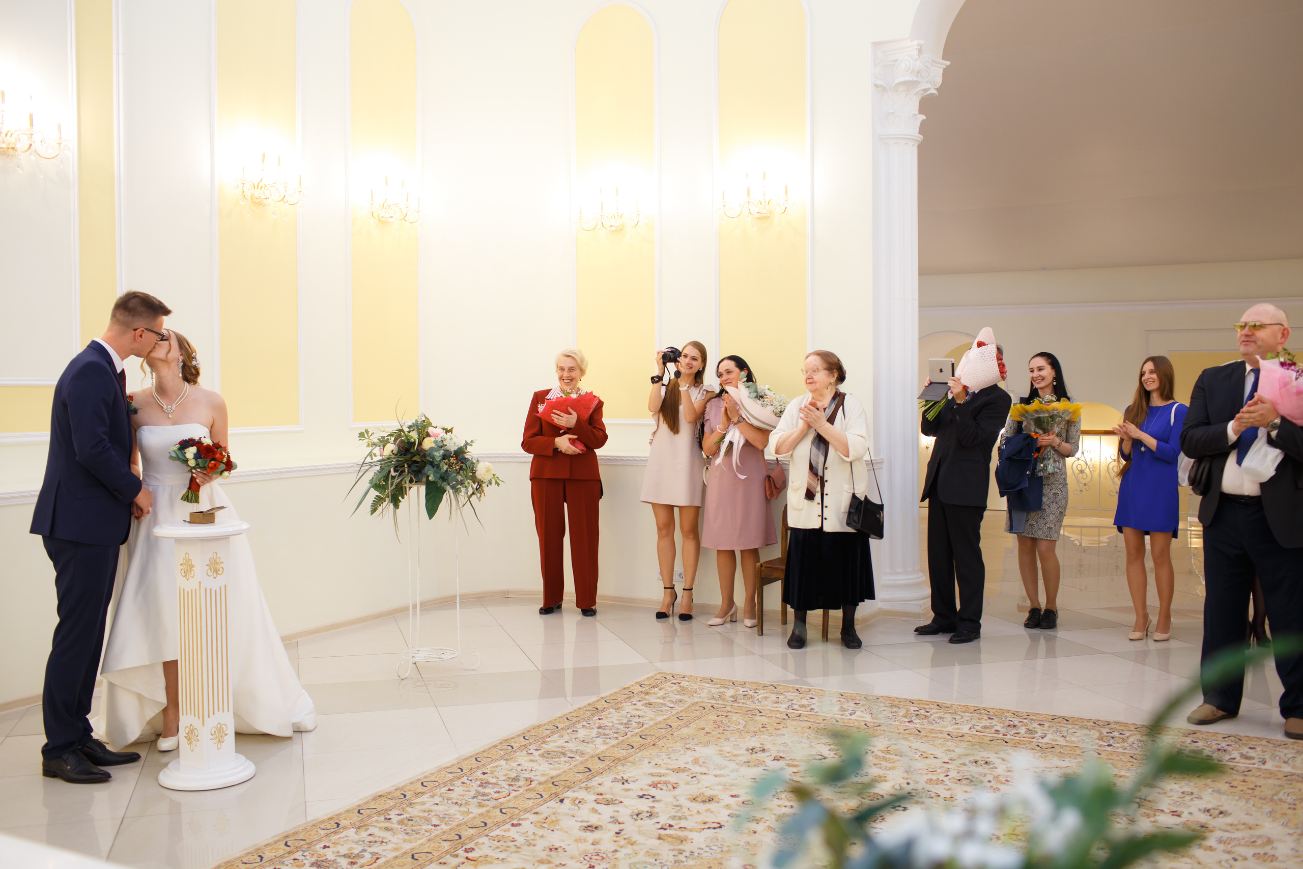 Ксения и Анатолий, ЗАГС г. Королев, прогулка по центру Москвы. Свадебный и репортажный фотограф (Москва, Королев и другие)